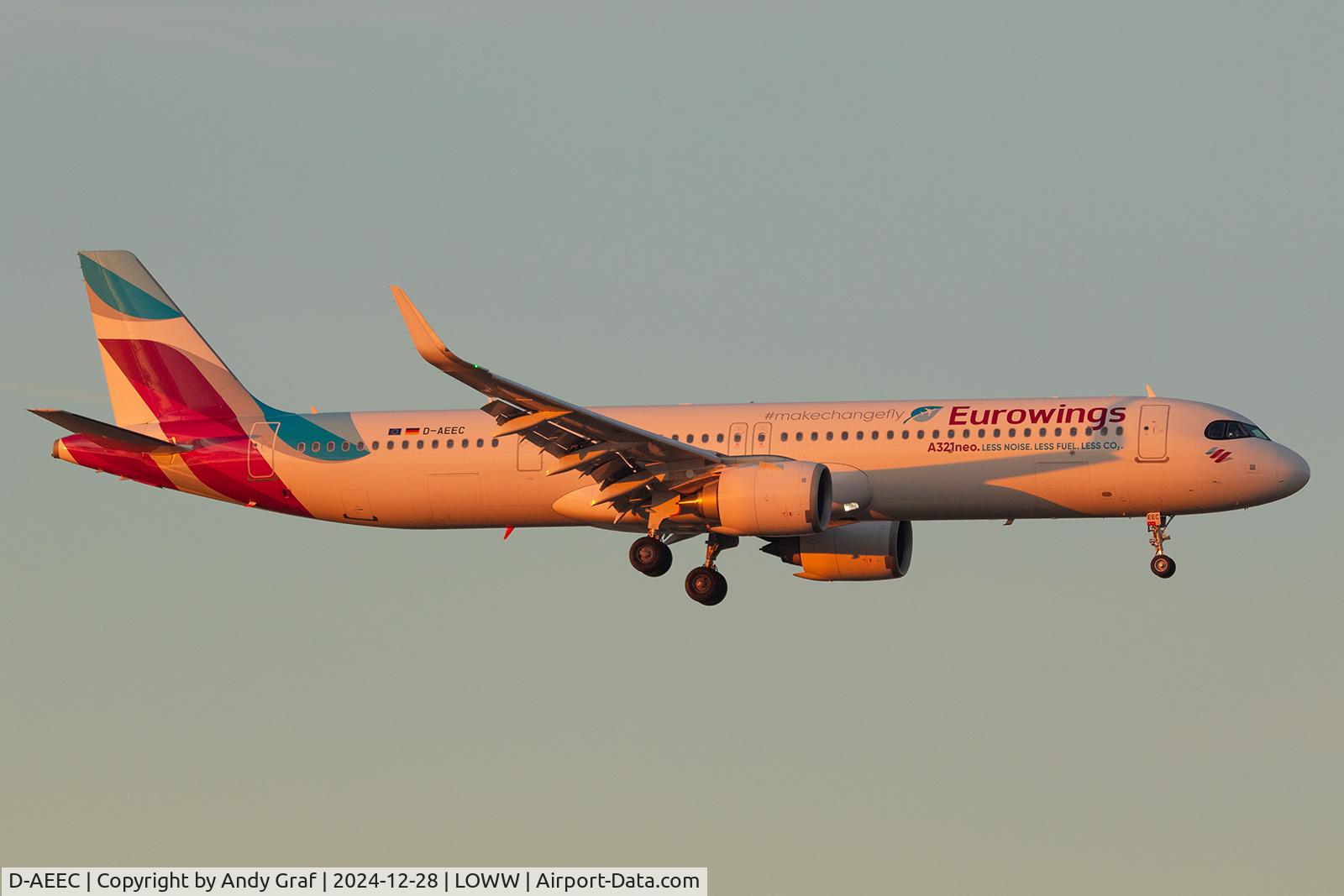 D-AEEC, 2023 Airbus A321- 271NX C/N 11594, Eurowings A321N