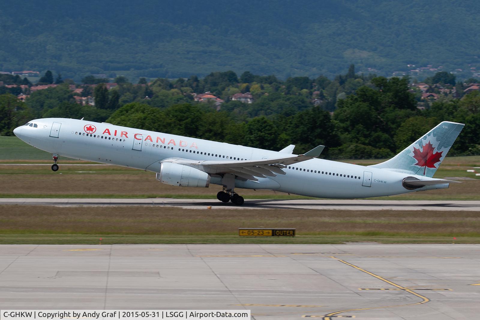 C-GHKW, 2001 Airbus A330-343 C/N 0408, Air Canada A330-300