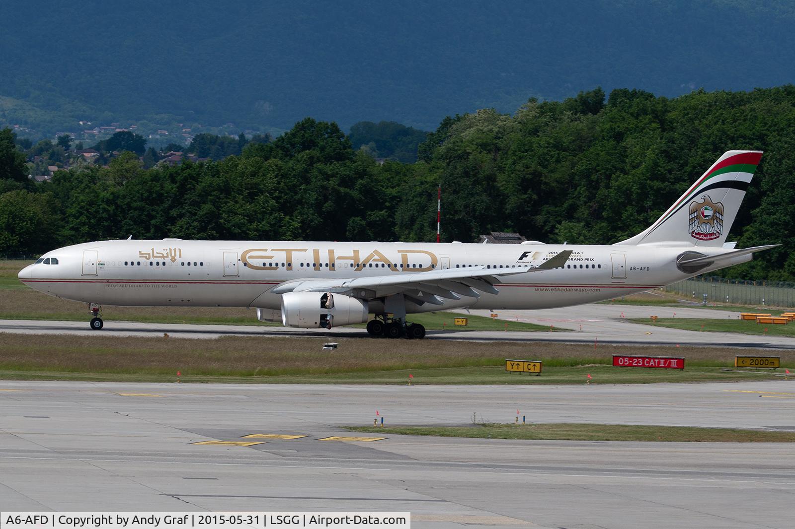 A6-AFD, 2011 Airbus A330-343X C/N 1205, Etihad A330-300