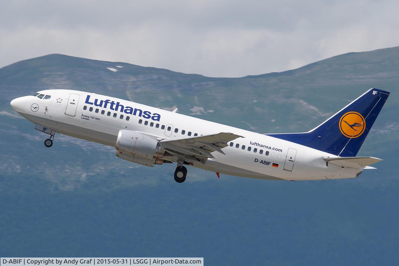 D-ABIF, 1991 Boeing 737-530 C/N 24820, Lufthansa 737-500