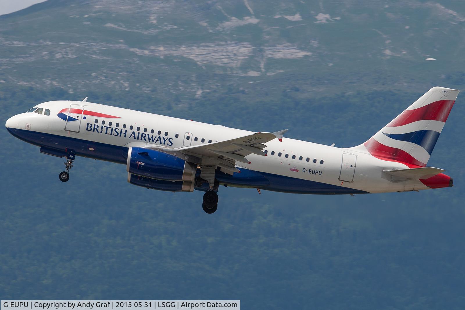 G-EUPU, 2000 Airbus A319-131 C/N 1384, British Airways A319
