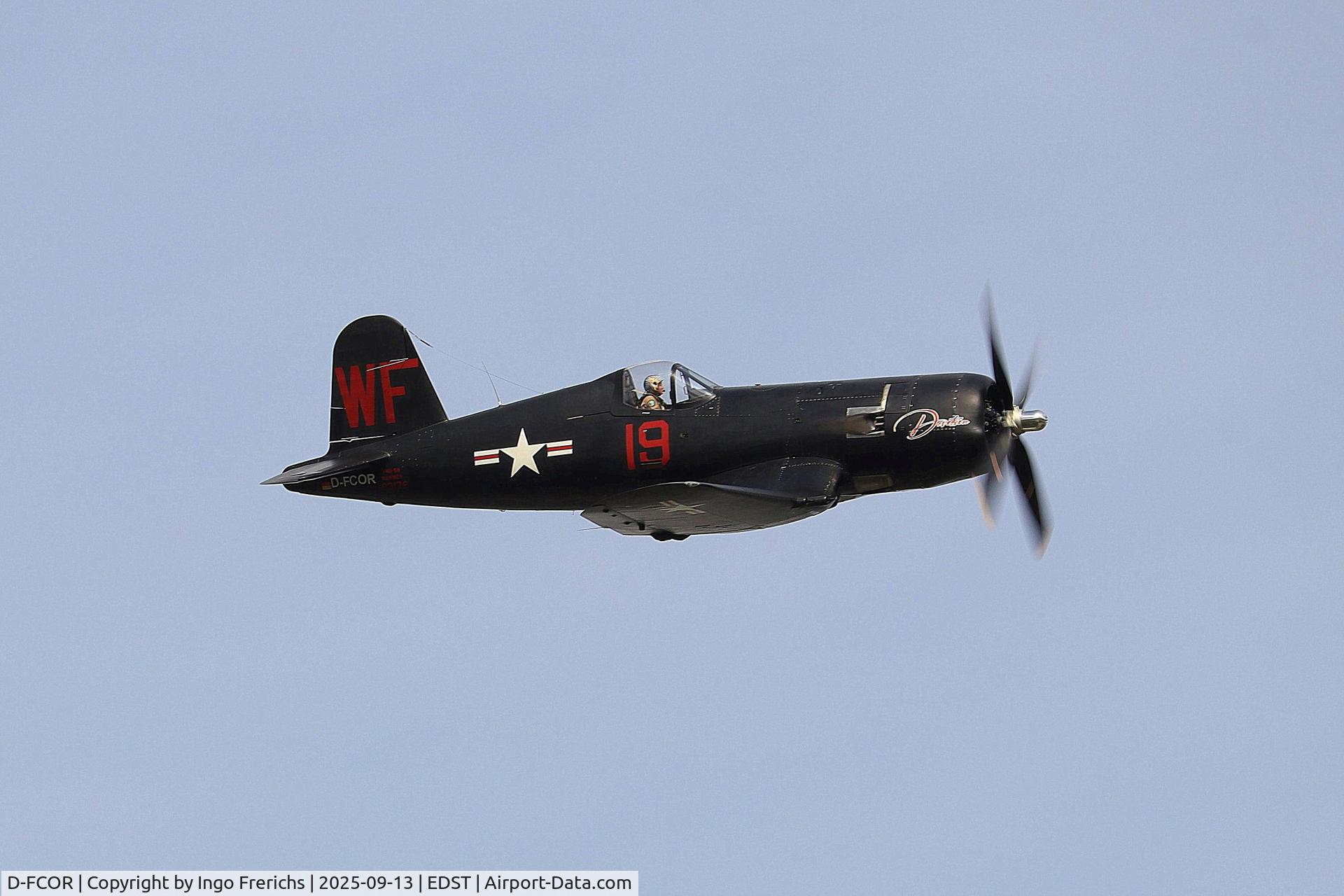 D-FCOR, 1950 Vought F4U-5NL Corsair C/N 124541, F4U-5NL Corsair D-FCOR at the Hahnweide OTT 2025