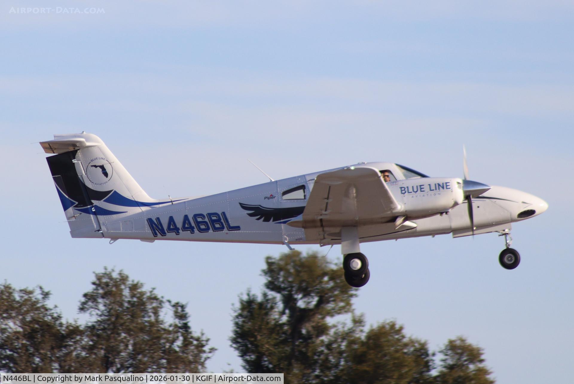N446BL, 2025 Piper PA-44-180 Seminole C/N 4496600, Piper PA-44-180
