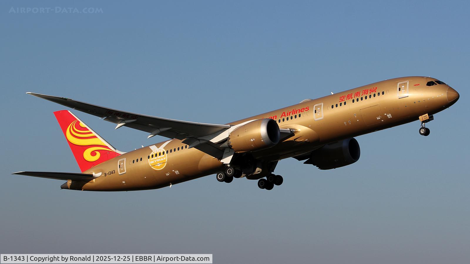 B-1343, 2017 Boeing 787-9 Dreamliner Dreamliner C/N 62724 / 648, at ebbr