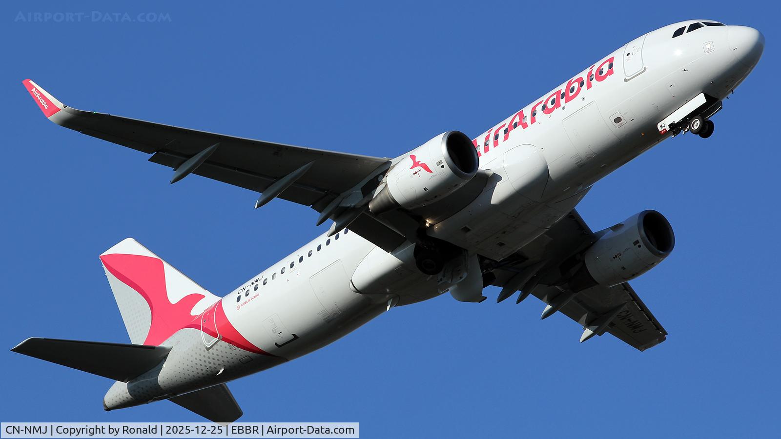 CN-NMJ, 2015 Airbus A320-214 C/N 6896, at ebbr