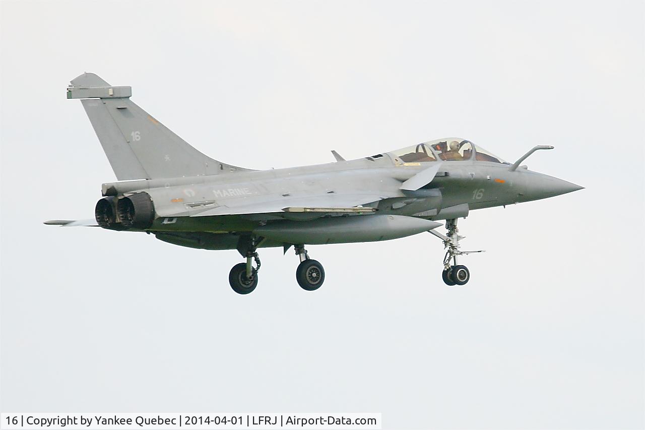 16, Dassault Rafale M C/N 16, Dassault Rafale M, Landivisiau Naval Air Base (LFRJ-LDV)