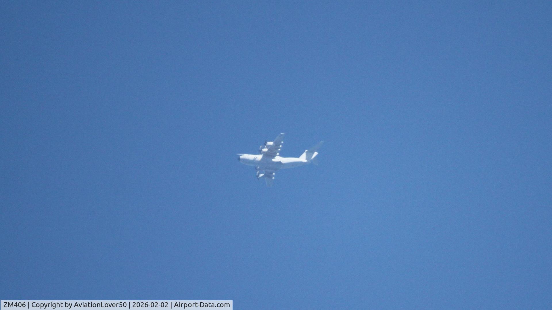 ZM406, 2015 Airbus A400M Atlas C.1 C/N 025, RAF A400M RRR4210 KCHS --> KLSV