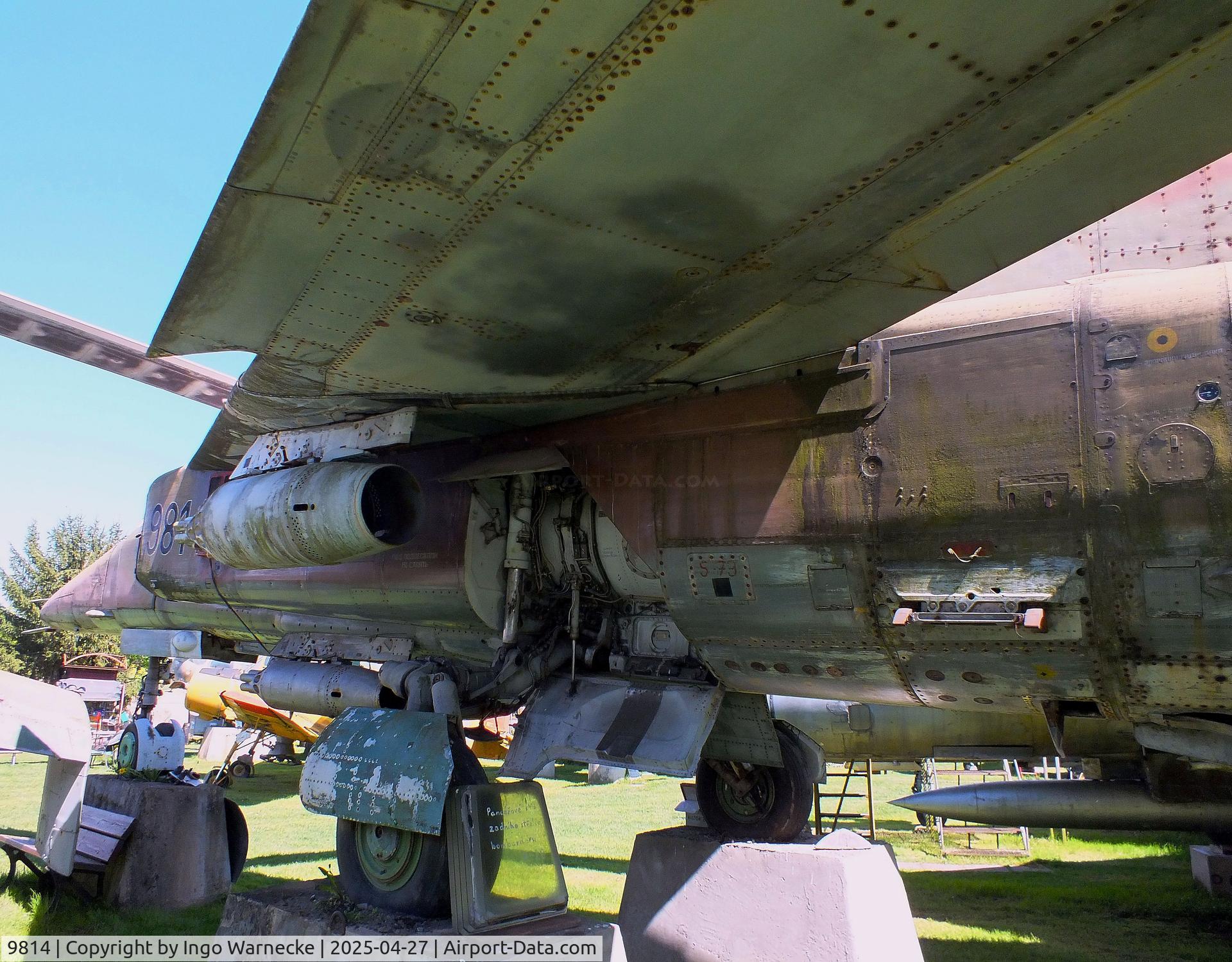 9814, Mikoyan-Gurevich MiG-23BN C/N 0393209814, Mikoyan i Gurevich MiG-23BN FLOGGER-H at the Air Park Zruč-Senec