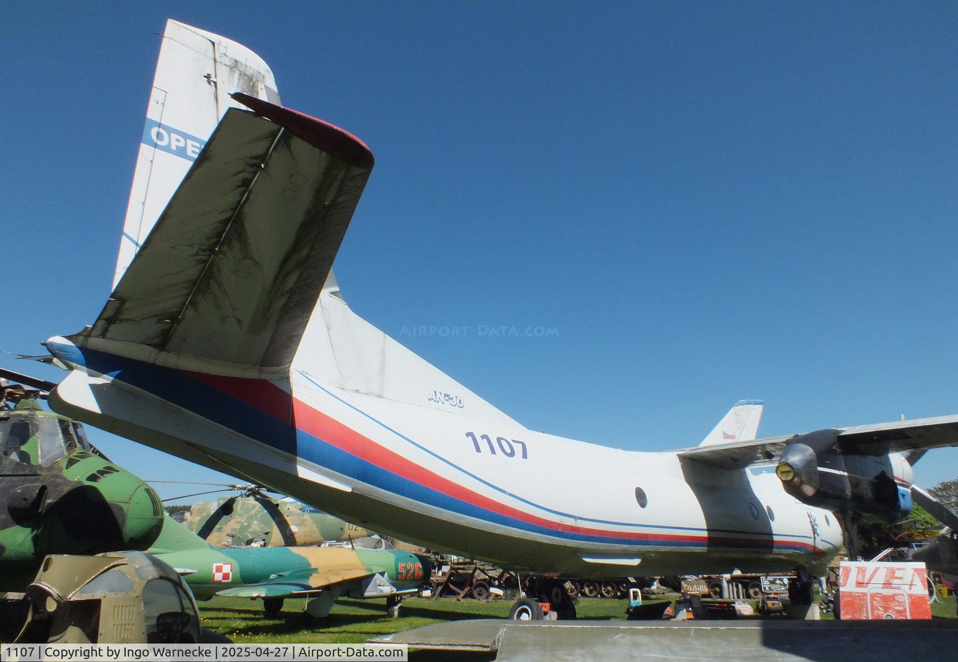 1107, Antonov An-30 C/N 1107, Antonov An-30 CLANK at the Air Park Zruč-Senec