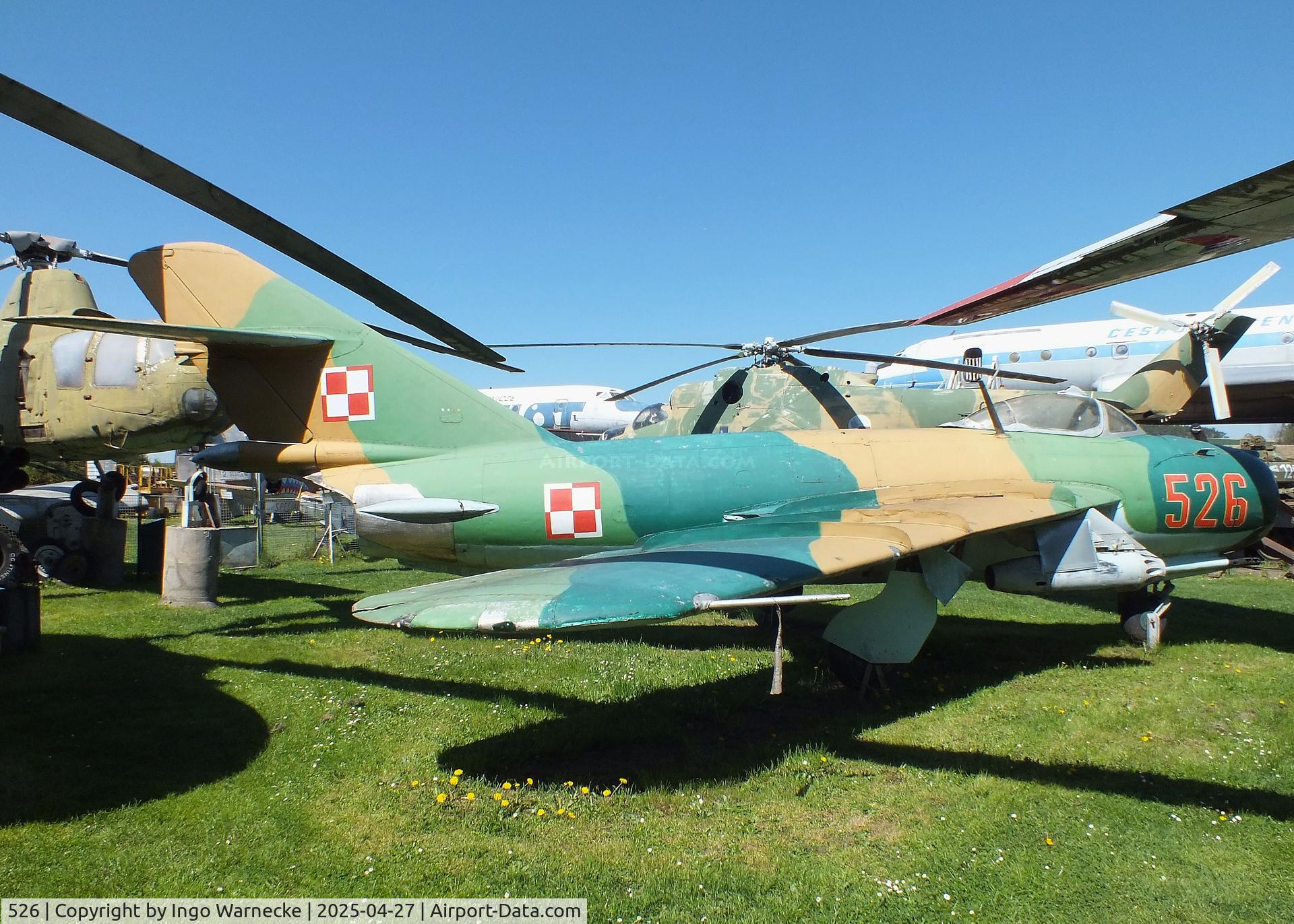 526, PZL-Mielec Lim-6bis C/N 1J-0526, PZL-Mielec Lim-6bis (MiG-17 attack version) FRESCO at the Air Park Zruč-Senec