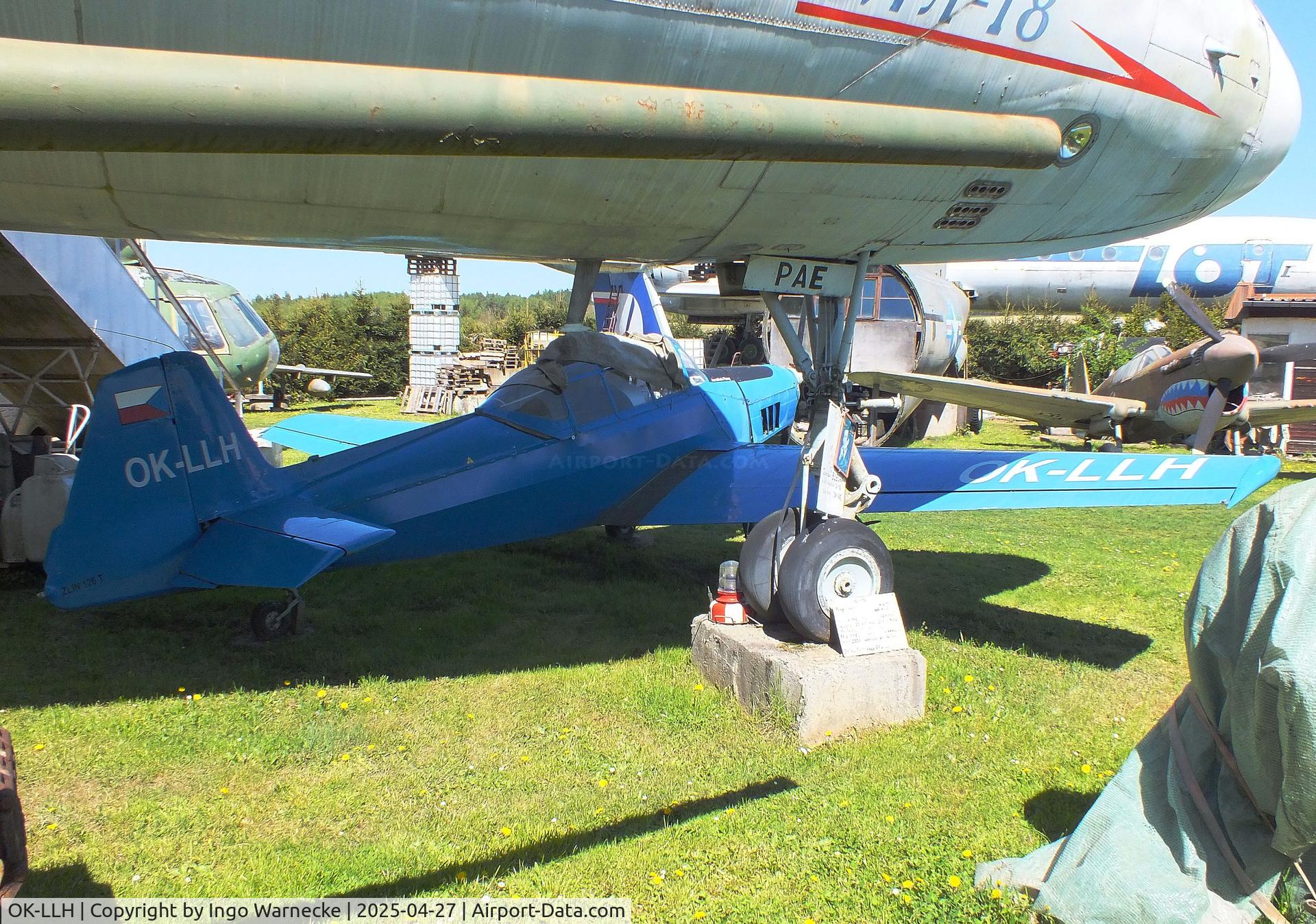 OK-LLH, Zlin Z-126 Trener 2 C/N 123, Zlin Z-126 Trener 2 at the Air Park Zruč-Senec