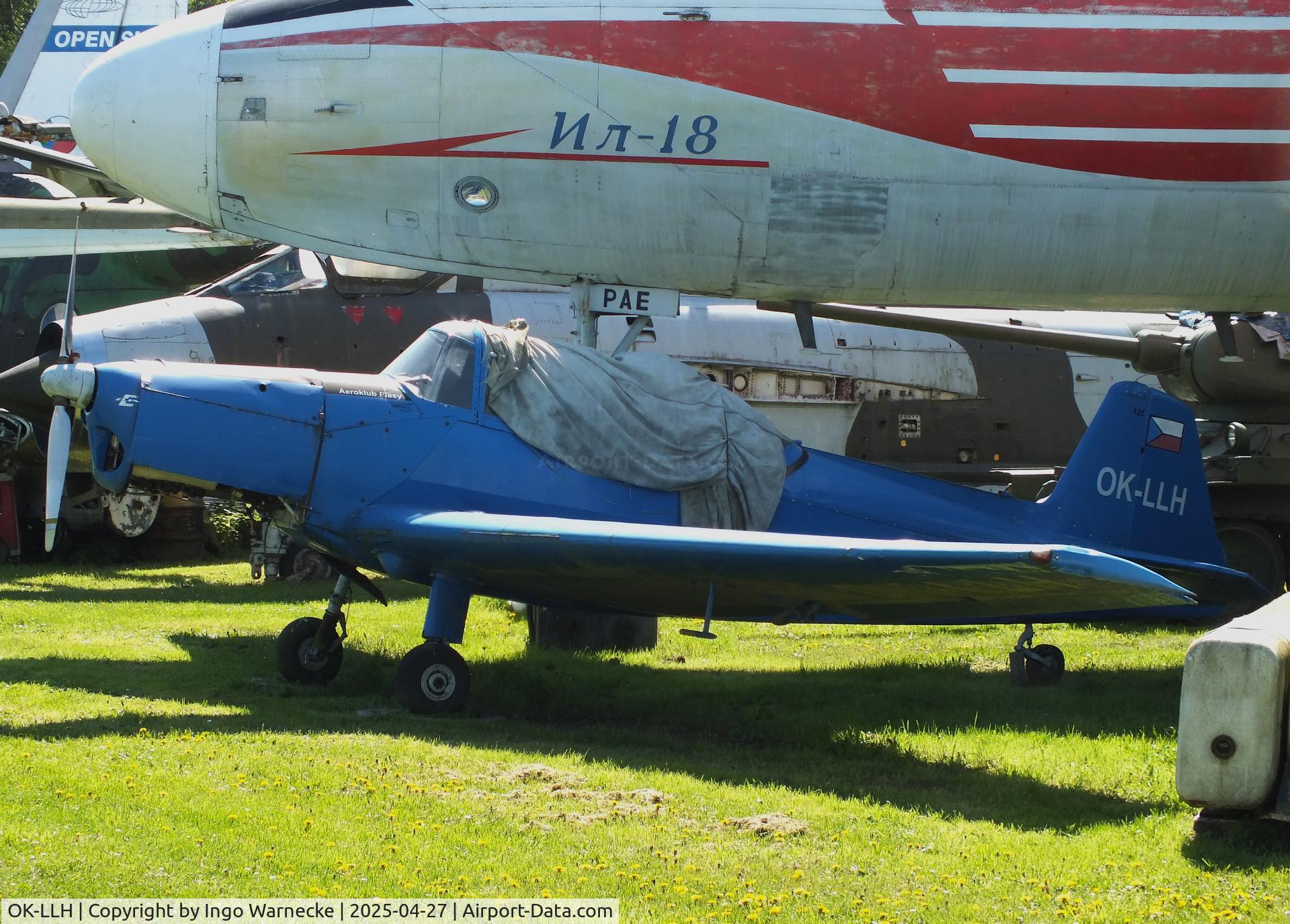 OK-LLH, Zlin Z-126 Trener 2 C/N 123, Zlin Z-126 Trener 2 at the Air Park Zruč-Senec