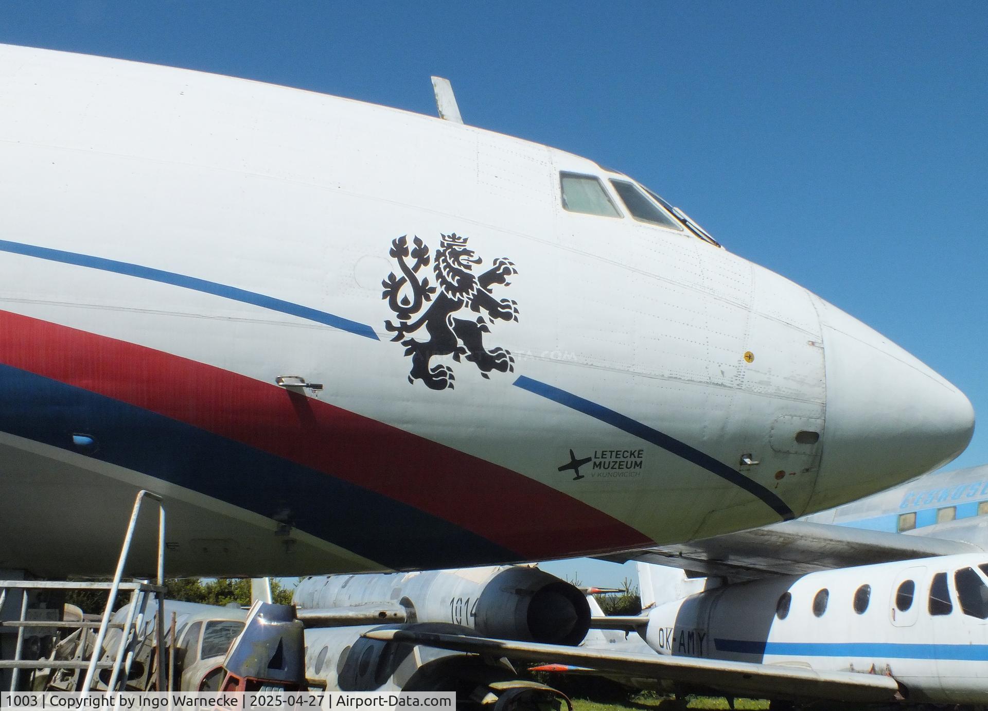 1003, 1999 Tupolev Tu-154M C/N 00A-1003, Tupolev Tu-154M CARELESS (Czech government VIP-transport) at the Air Park Zruč-Senec