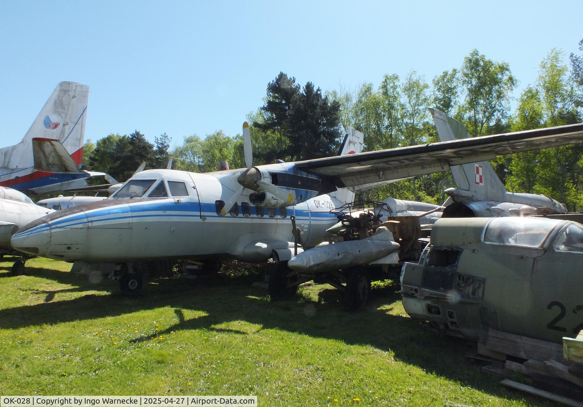 OK-028, 1981 Let L-410UVP Turbolet C/N 810625, Let L-410UVP Turbolet at the Air Park Zruč-Senec