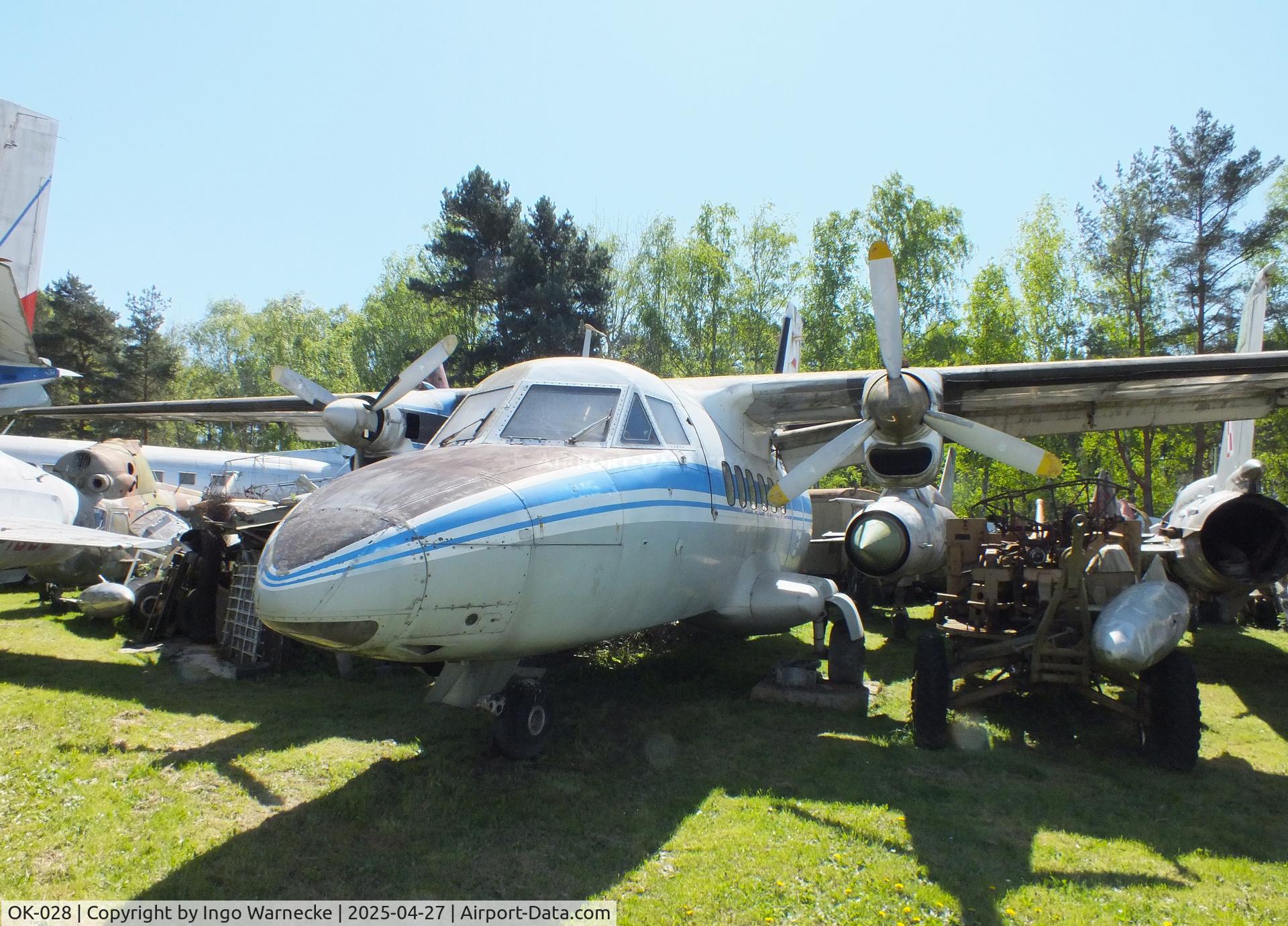 OK-028, 1981 Let L-410UVP Turbolet C/N 810625, Let L-410UVP Turbolet at the Air Park Zruč-Senec