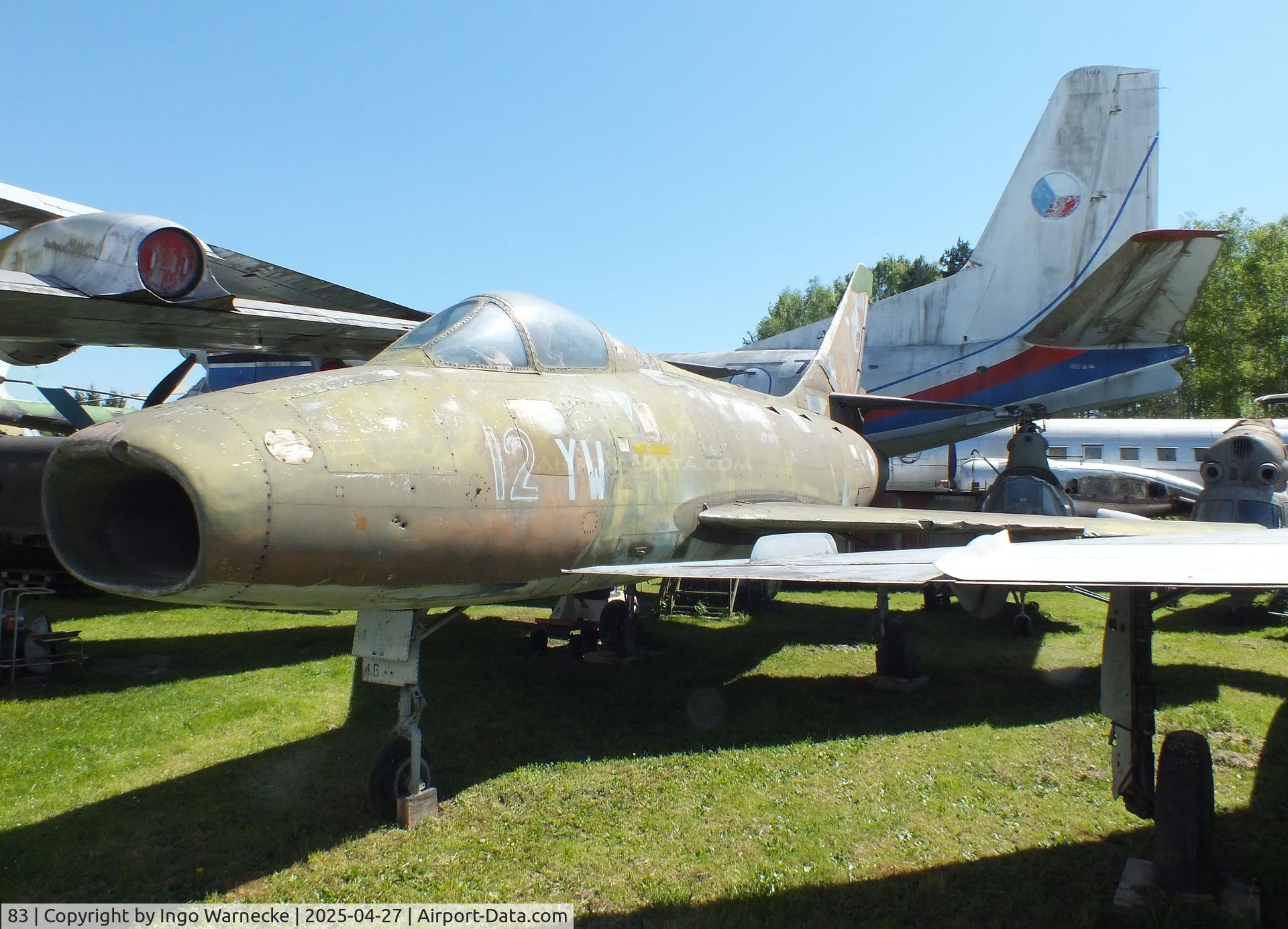 83, Dassault Super Mystere B.2 C/N 83, Dassault Super Mystere B.2 at the Air Park Zruč-Senec