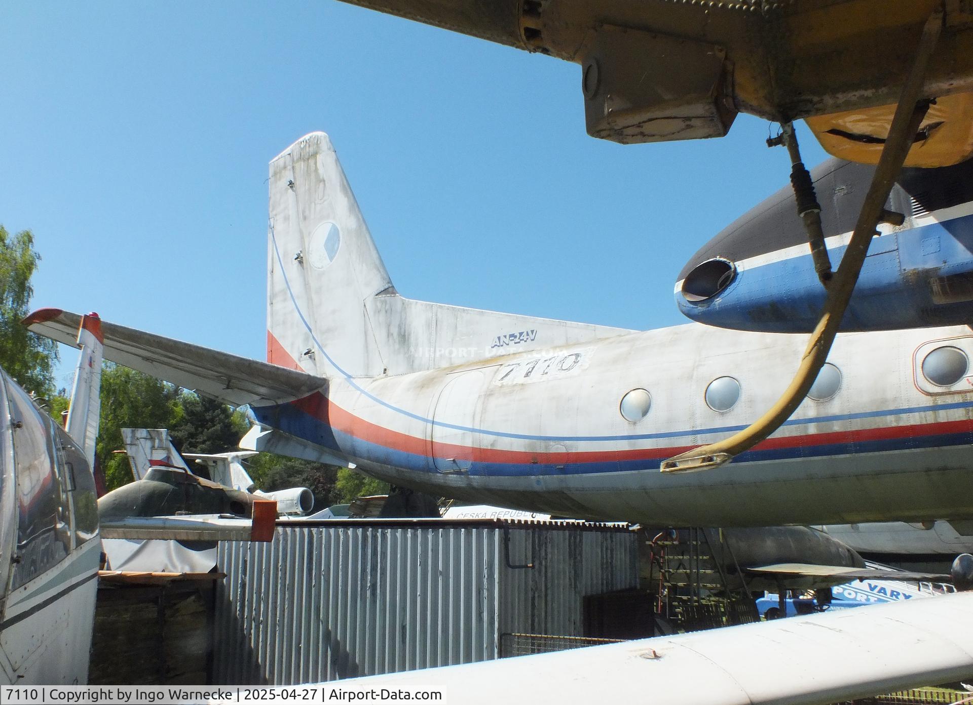 7110, Antonov An-24B C/N 17307110, Antonov An-24V COKE at the Air Park Zruč-Senec