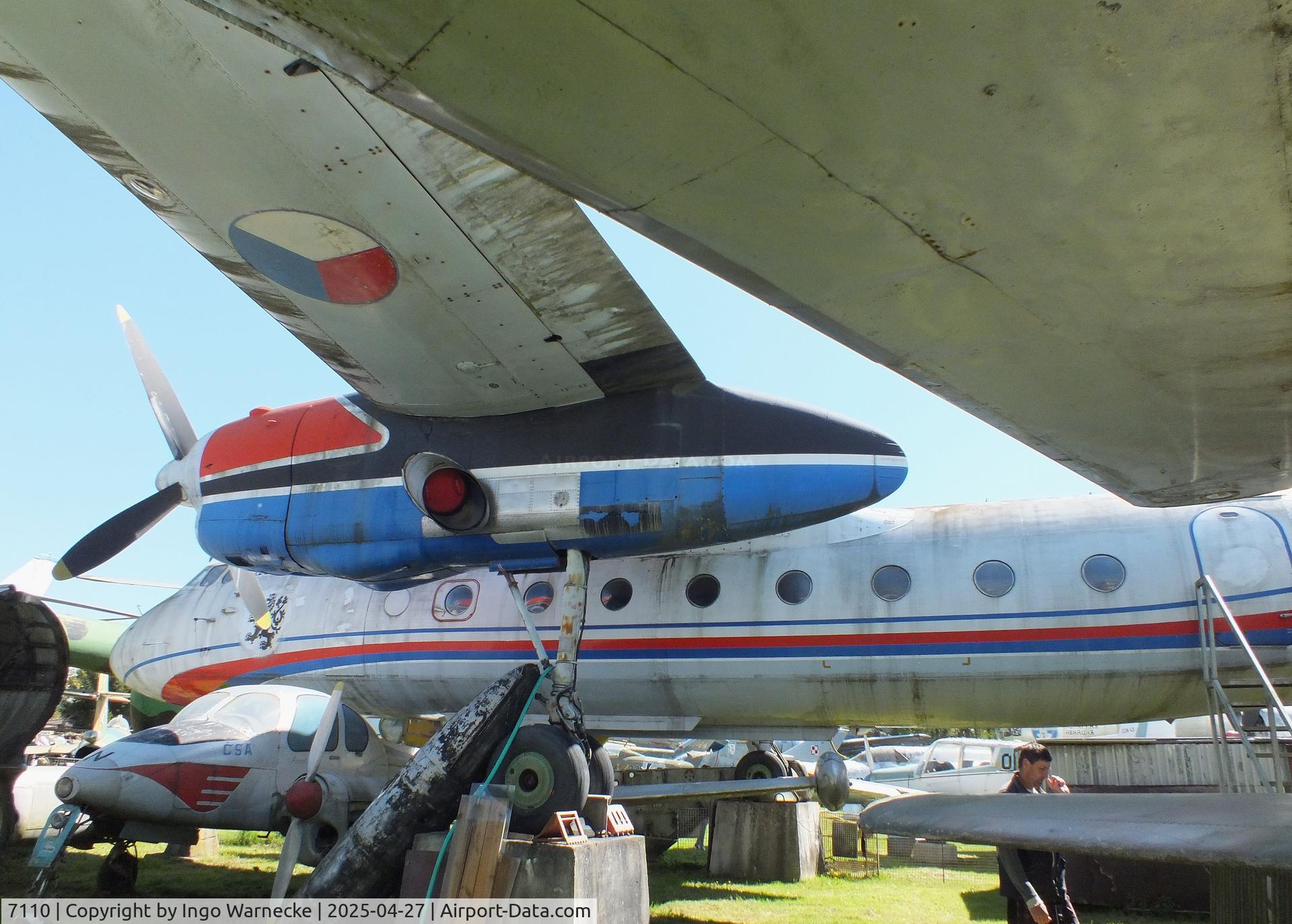 7110, Antonov An-24B C/N 17307110, Antonov An-24V COKE at the Air Park Zruč-Senec