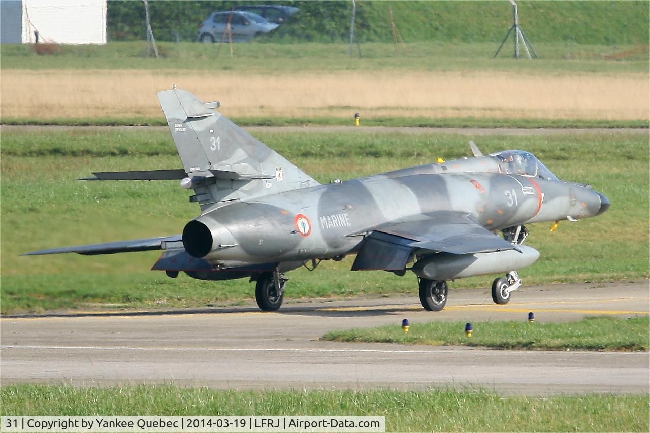 31, Dassault Super Etendard C/N 31, Dassault Super Etendard MER, Landivisiau Naval Air Base (LFRJ-LDV)