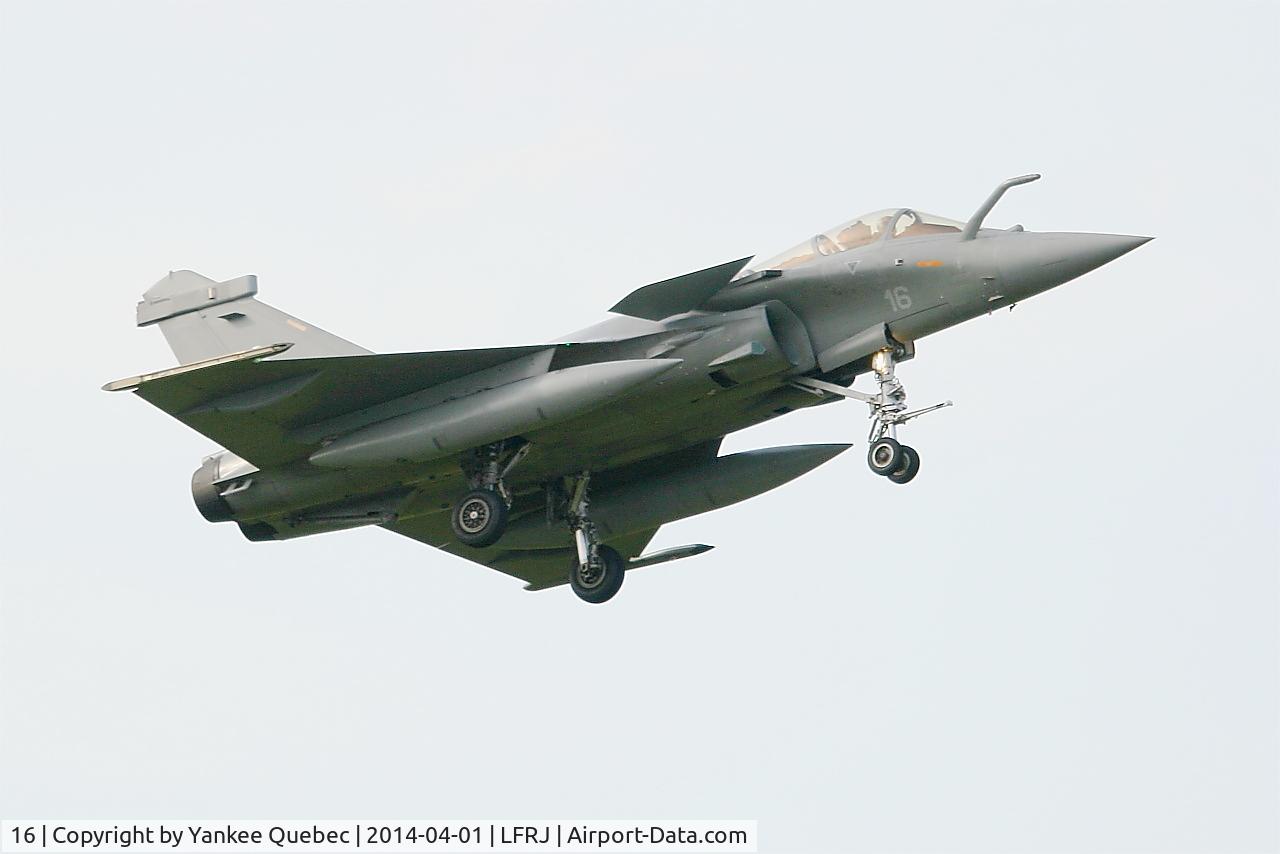 16, Dassault Rafale M C/N 16, Dassault Rafale M, Landivisiau Naval Air Base (LFRJ-LDV)