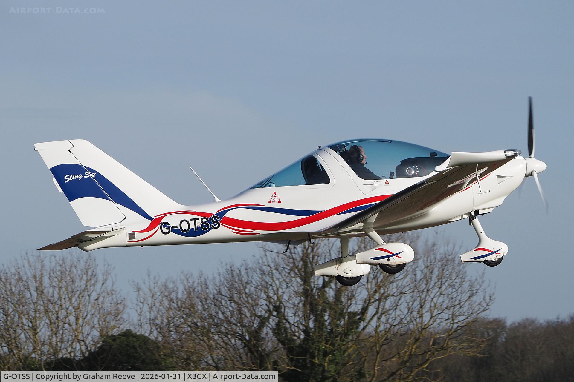 G-OTSS, 2025 TL Ultralight TL 2000 Sting S4 C/N 25 ST 514, Departing from Northrepps.