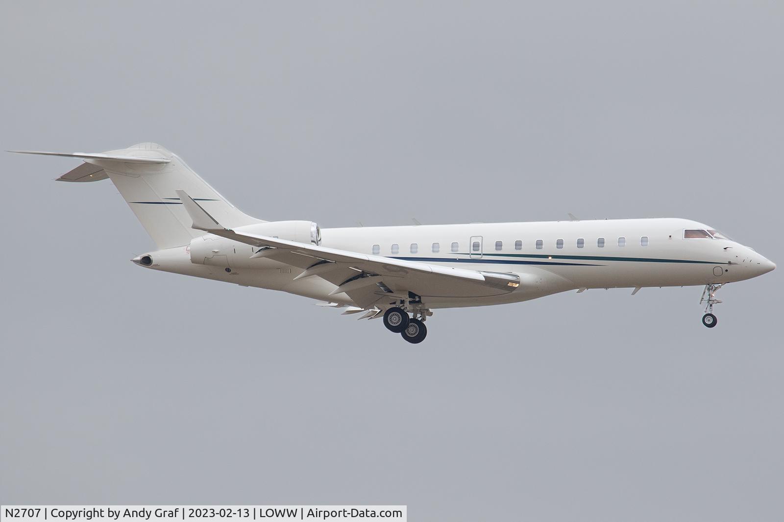 N2707, Bombardier BD-700-1A10 Global 5000 C/N 9398, Untitled BD700