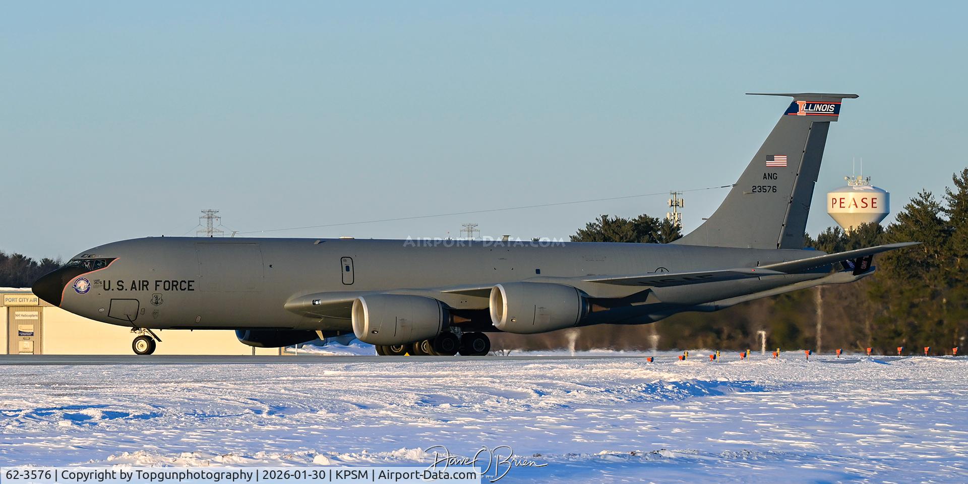62-3576, 1962 Boeing KC-135R Stratotanker C/N 18559, REACH859 heading back to Scott AFB