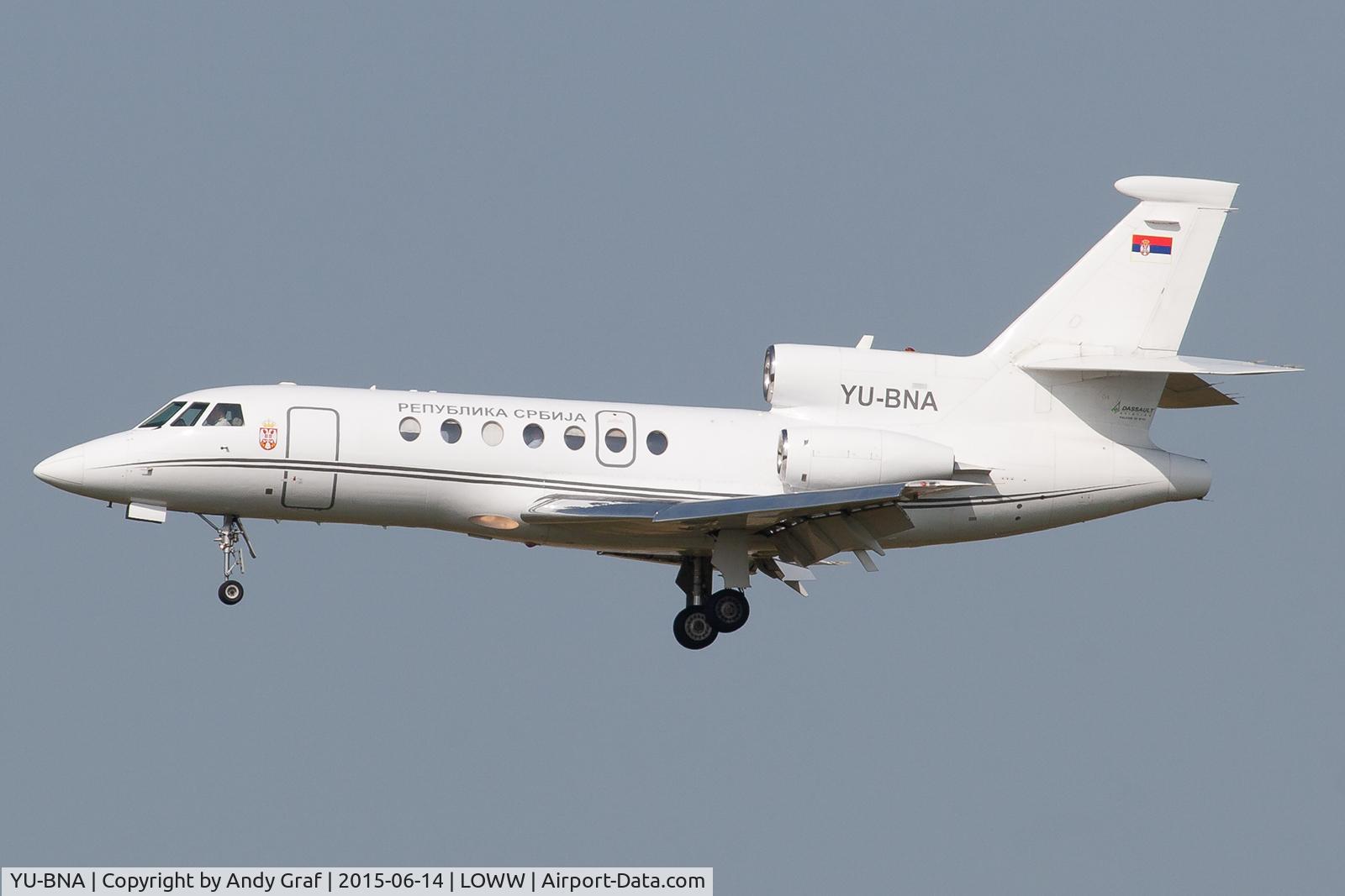YU-BNA, 1981 Dassault Falcon 50 C/N 43, Goverment of Serbia Falcon 50