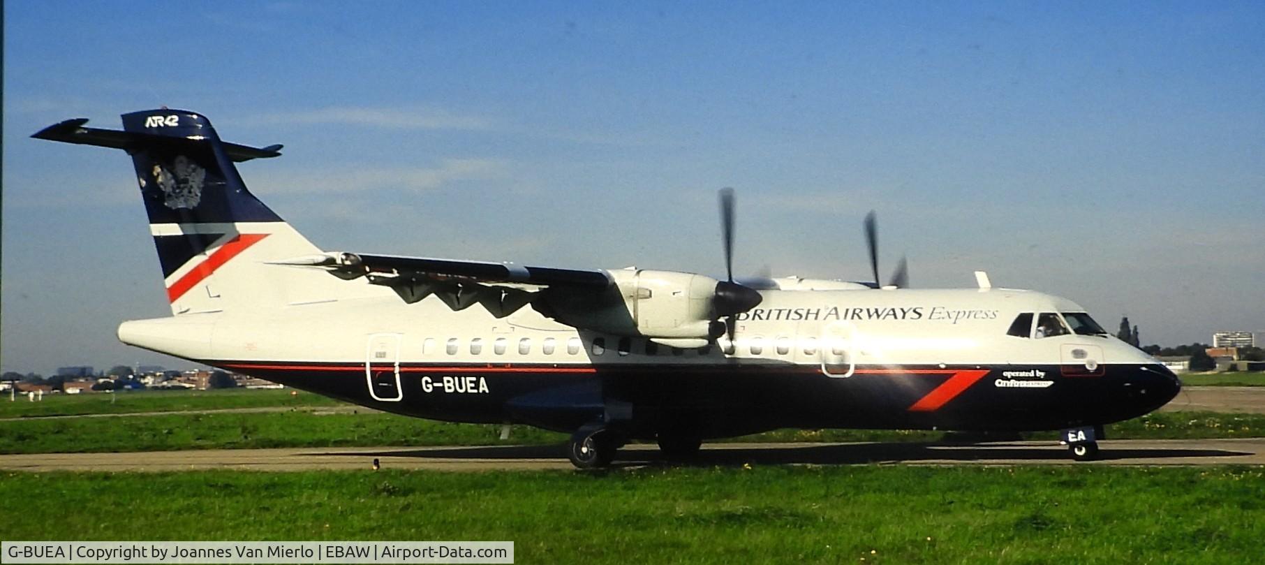 G-BUEA, 1991 ATR 42-300 C/N 268, ex-slide