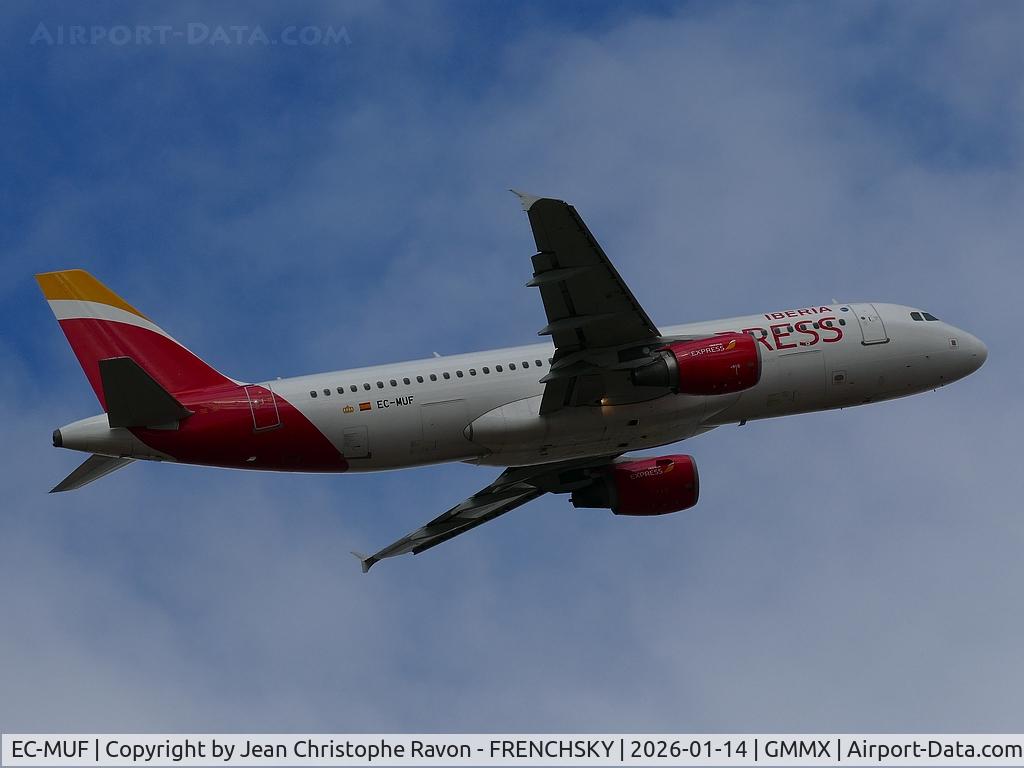 EC-MUF, 2007 Airbus A320-214 C/N 3278, IB1852 to Madrid Barajas