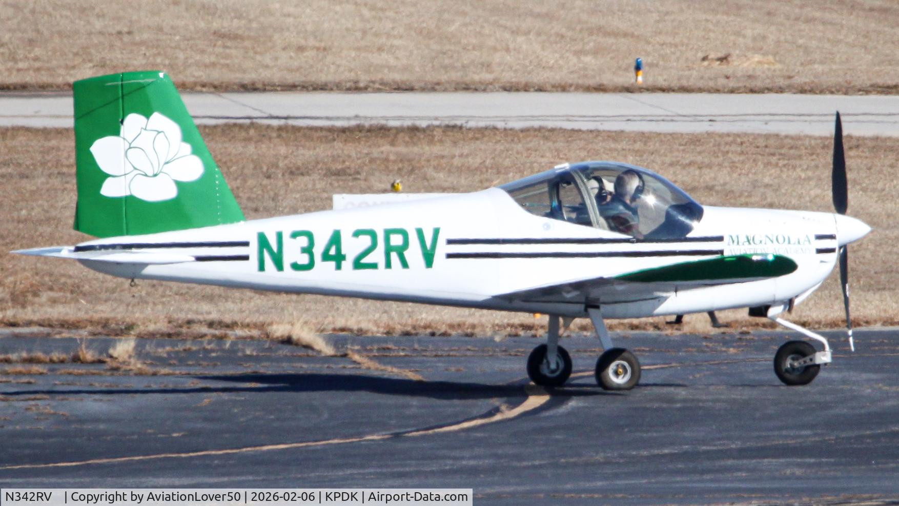 N342RV, Vans RV-3 C/N JAH-1, Magnolia Aviation Academy RV-12