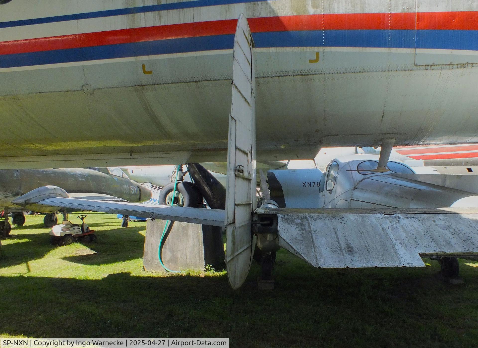 SP-NXN, Let L-2000 Morava C/N 171312, Let L-200D Morava, displayed as 'OK-HXN' at the Air Park Zruč-Senec
