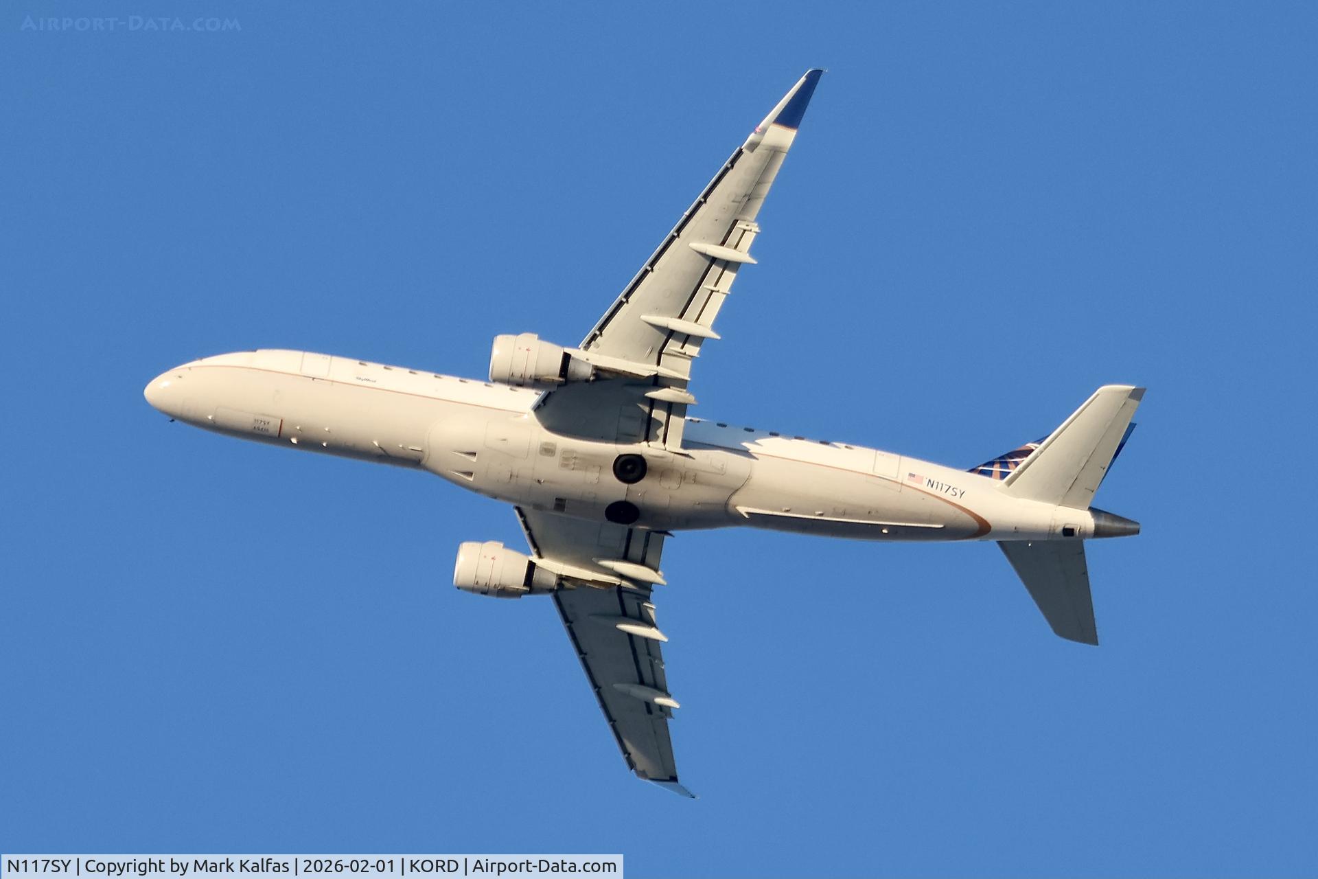 N117SY, 2014 Embraer 175LR (ERJ-170-200LR) C/N 17000416, E75L SkyWest / United Express Embraer 175LR N117SY SKW5551 ORD-LGA