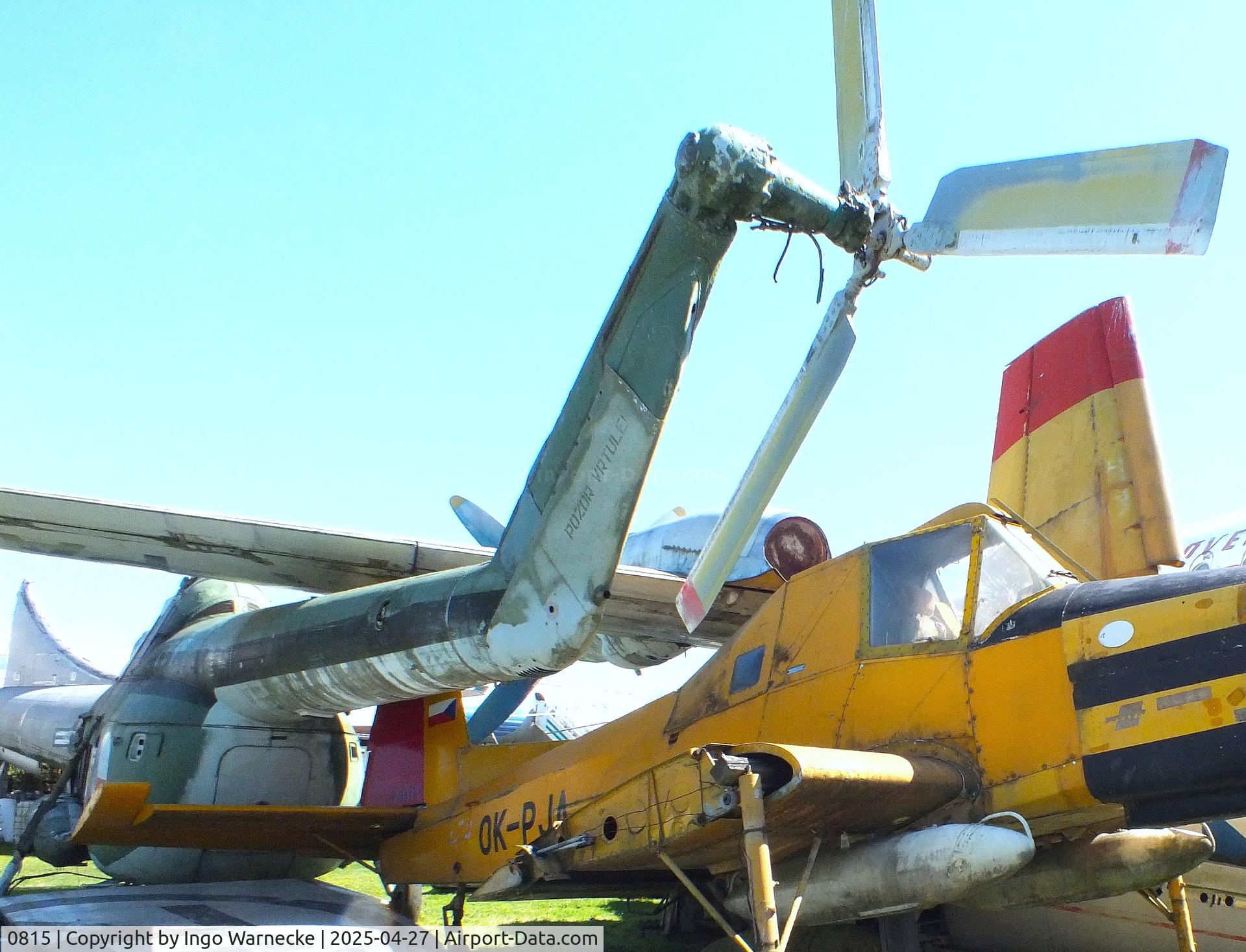 0815, Mil Mi-8PS C/N 10815, Mil Mi-8PS HIP (minus main rotor blades) at the Air Park Zruč-Senec