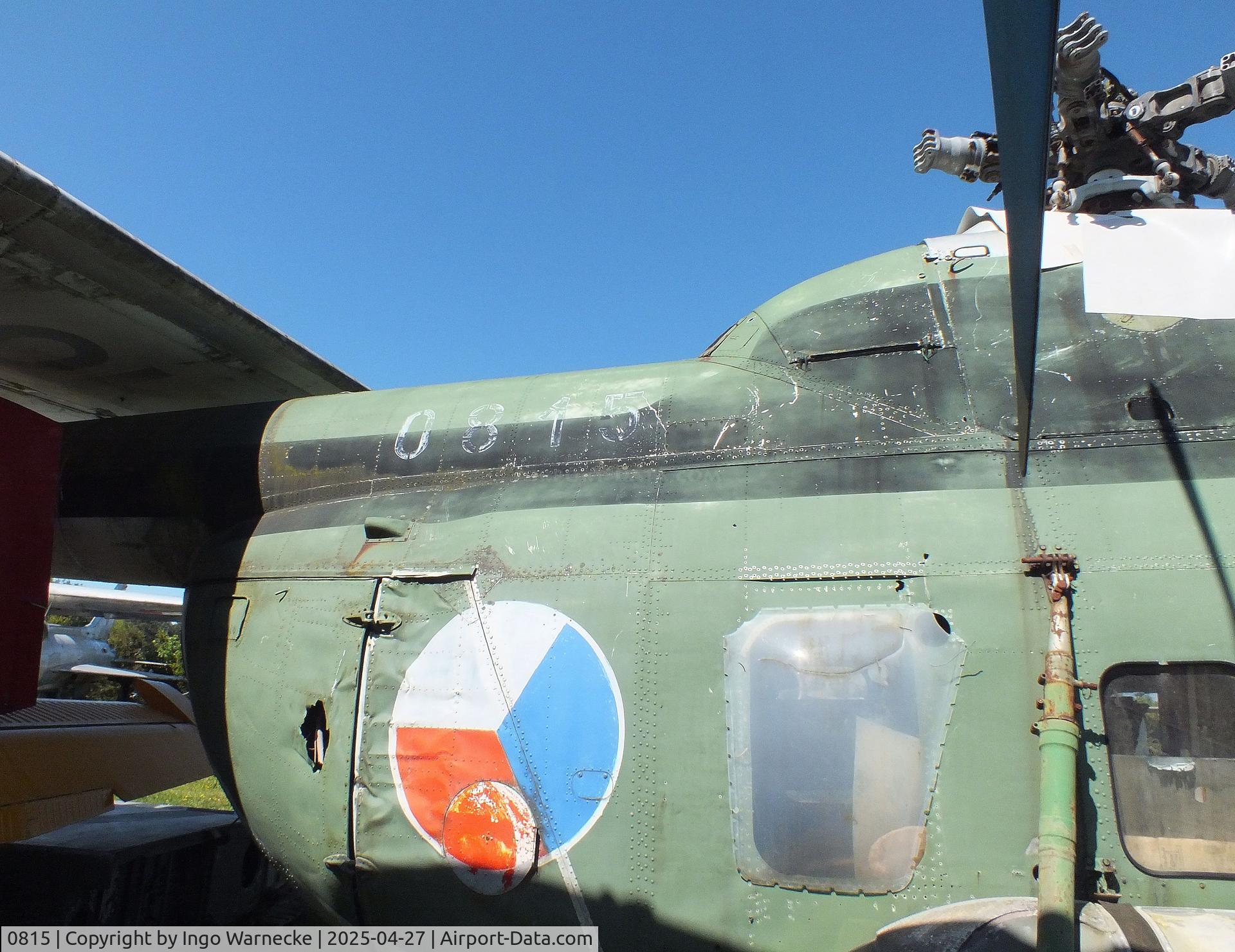0815, Mil Mi-8PS C/N 10815, Mil Mi-8PS HIP (minus main rotor blades) at the Air Park Zruč-Senec