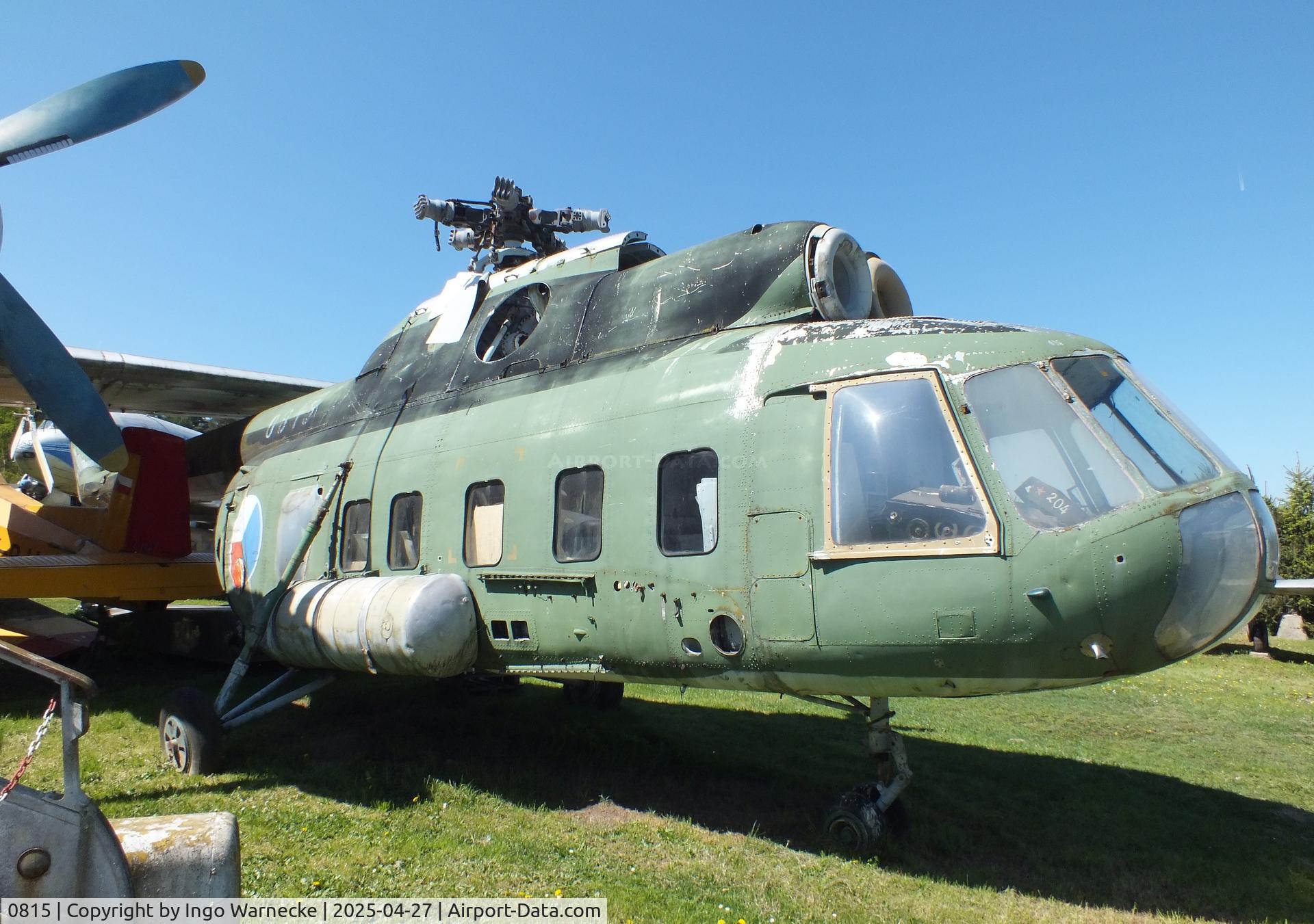 0815, Mil Mi-8PS C/N 10815, Mil Mi-8PS HIP (minus main rotor blades) at the Air Park Zruč-Senec