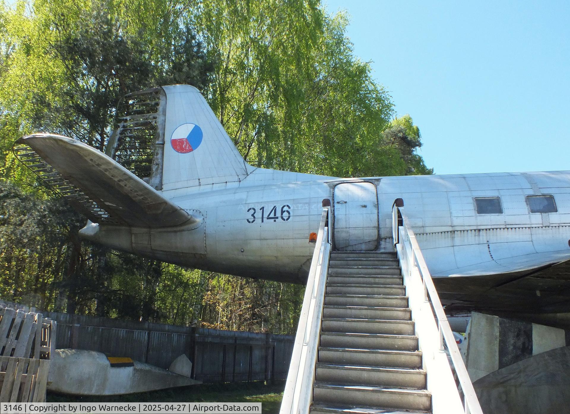 3146, Avia Av-14T C/N 913146, Avia Av-14T (Il-14T) CRATE at the Air Park Zruč-Senec