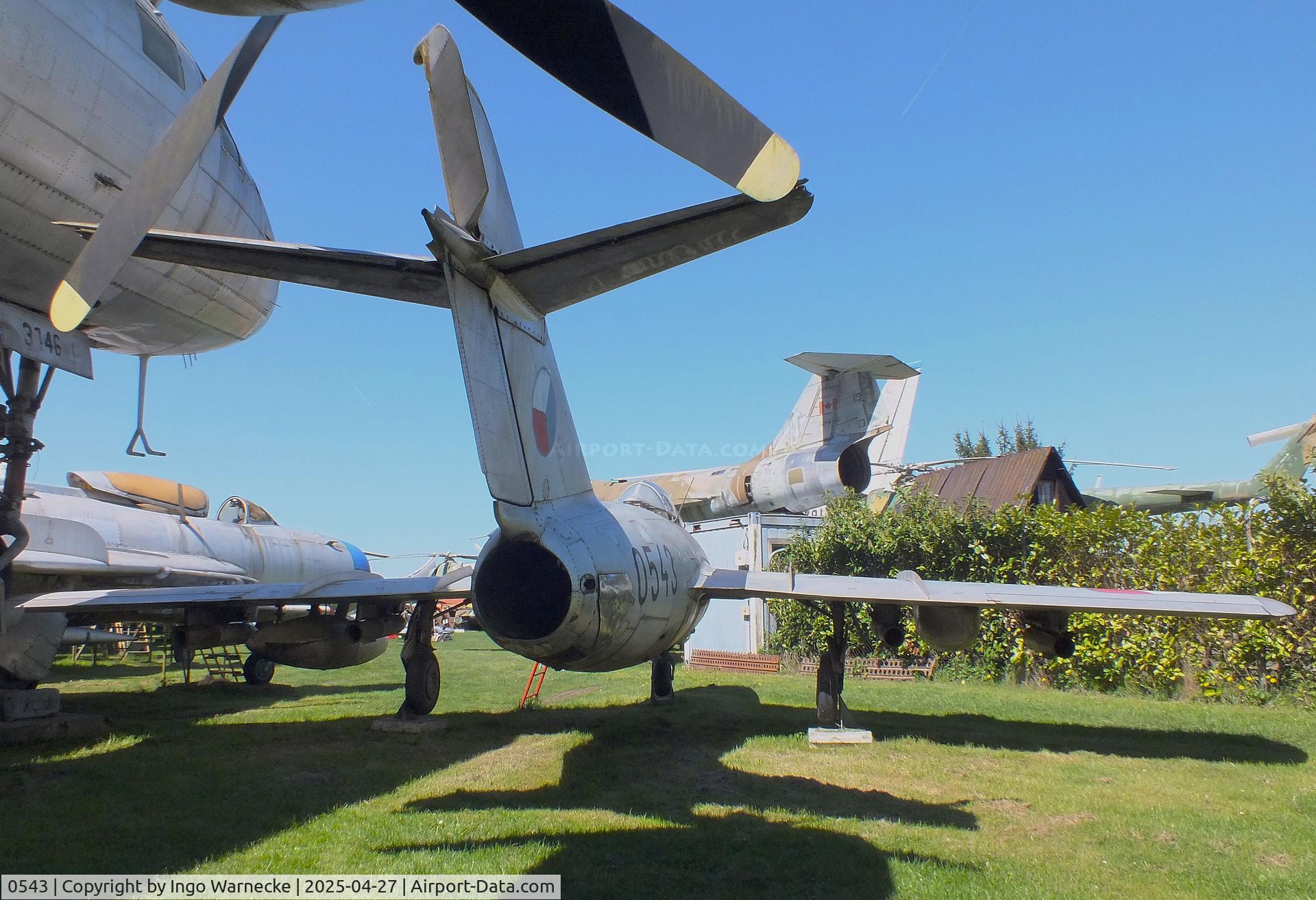 0543, Aero S-102 (MiG-15bis) C/N 220543, Aero S-102 (MiG-15bis) FAGOT at the Air Park Zruč-Senec