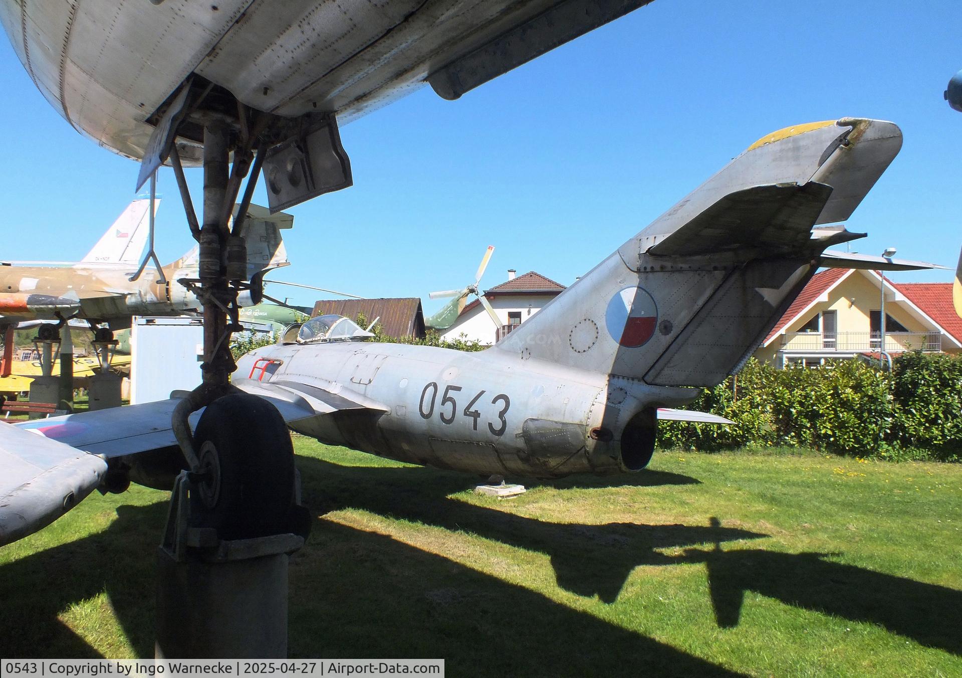 0543, Aero S-102 (MiG-15bis) C/N 220543, Aero S-102 (MiG-15bis) FAGOT at the Air Park Zruč-Senec