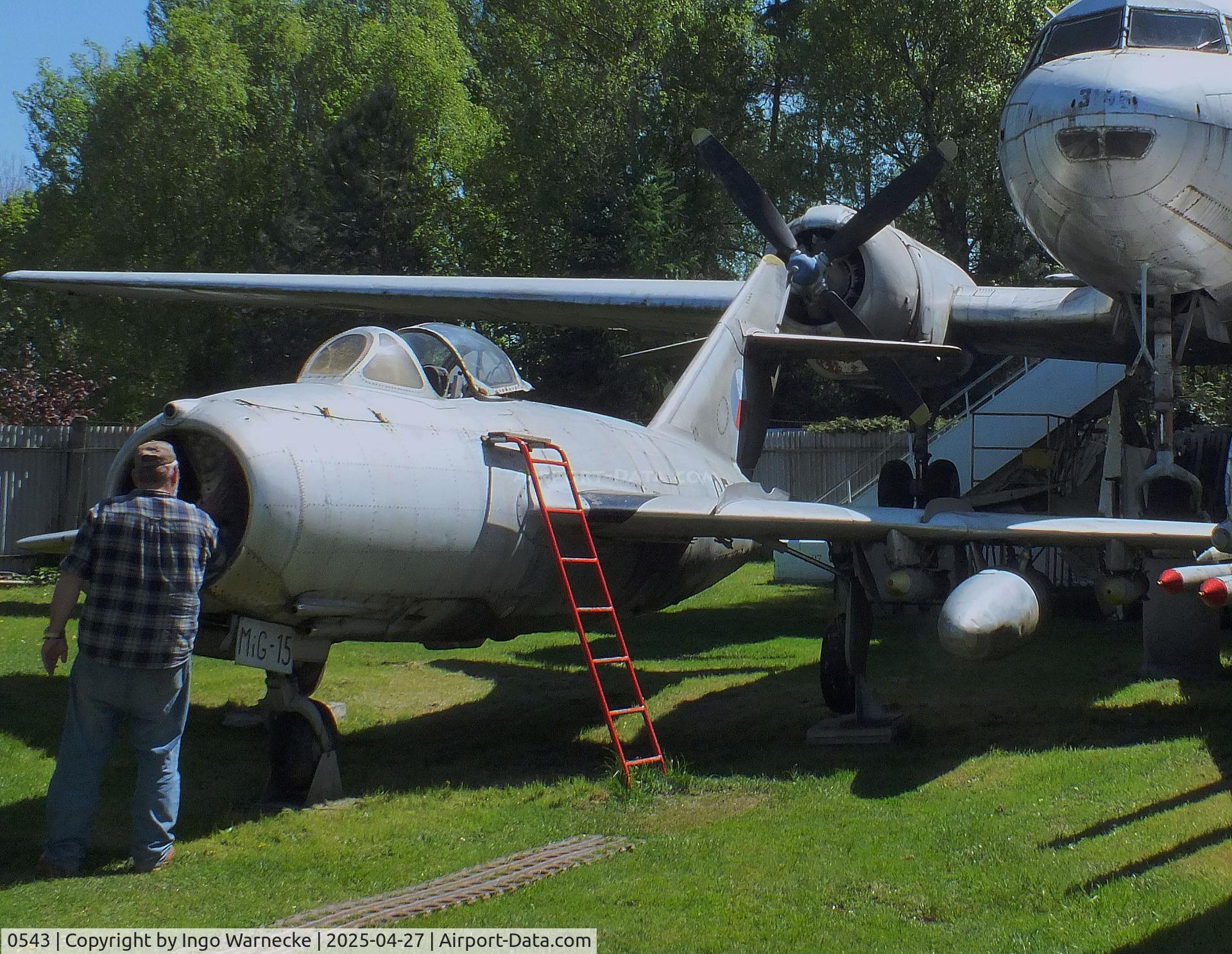 0543, Aero S-102 (MiG-15bis) C/N 220543, Aero S-102 (MiG-15bis) FAGOT at the Air Park Zruč-Senec