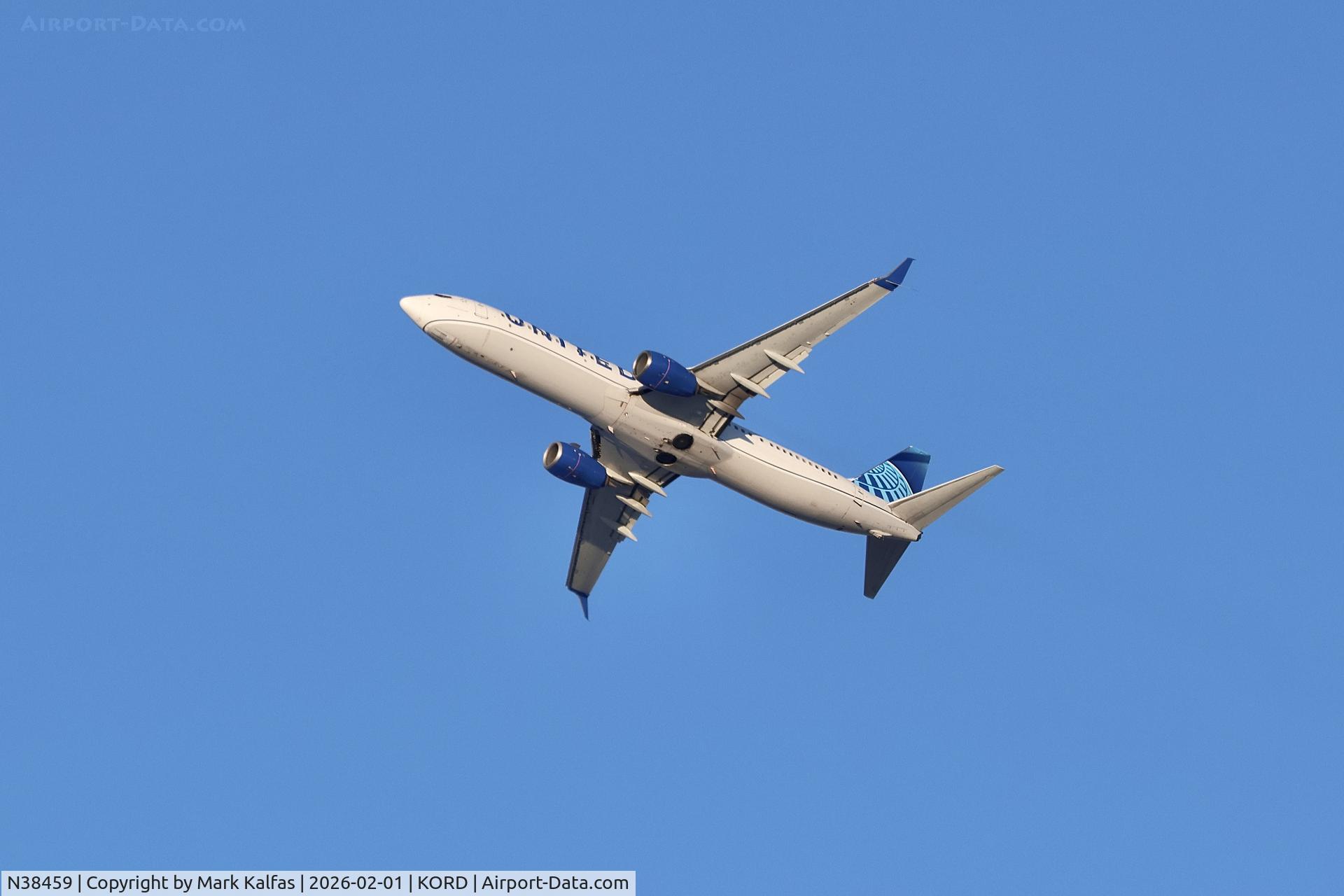 N38459, 2012 Boeing 737-924/ER C/N 37206, B739 United Boeing 737-924ER N38459 UA2133 ORD-EWR