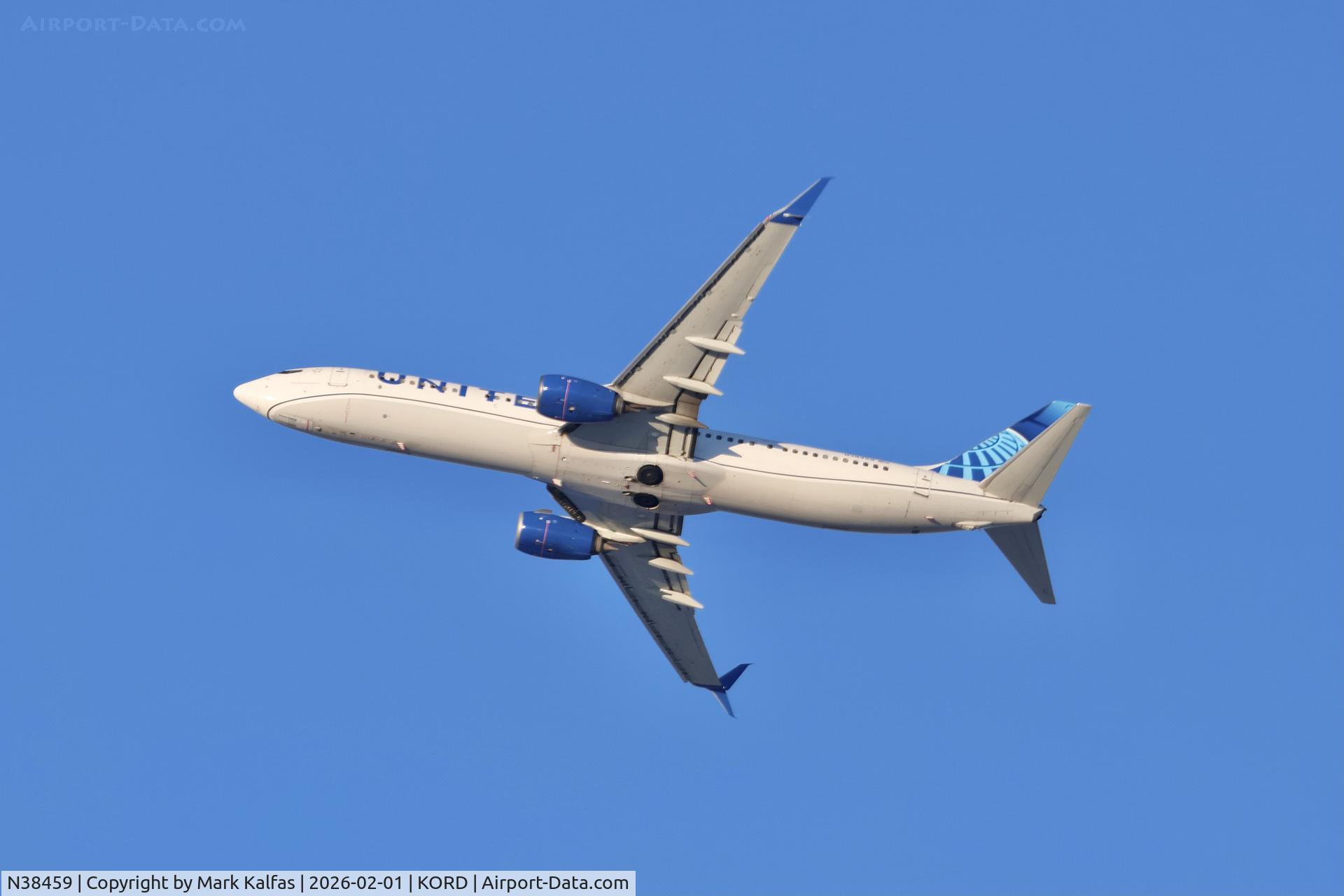 N38459, 2012 Boeing 737-924/ER C/N 37206, B739 United Boeing 737-924ER N38459 UA2133 ORD-EWR