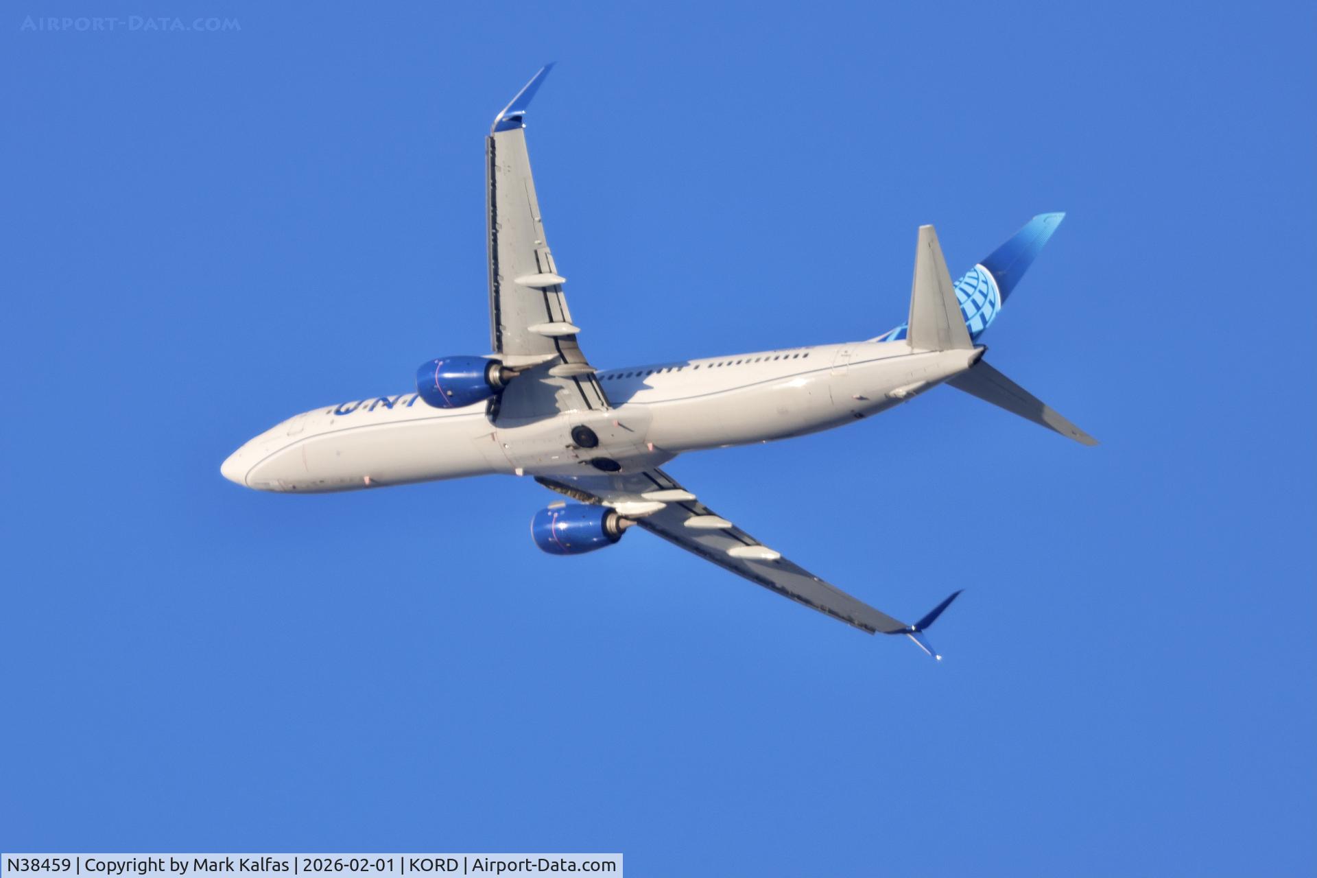 N38459, 2012 Boeing 737-924/ER C/N 37206, B739 United Boeing 737-924ER N38459 UA2133 ORD-EWR