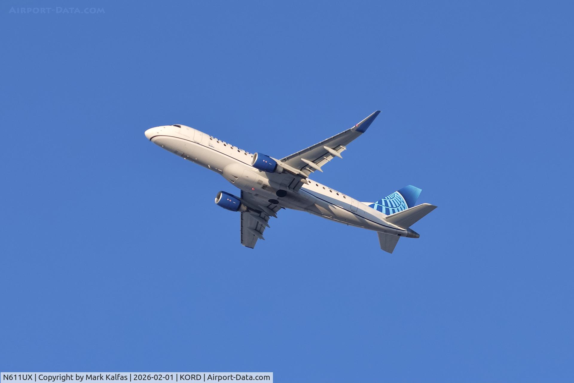 N611UX, 2019 Embraer 175LR (ERJ-170-200LR) C/N 17000811, E75L SkyWest / United Express Embraer 175L N611UX SKW5567