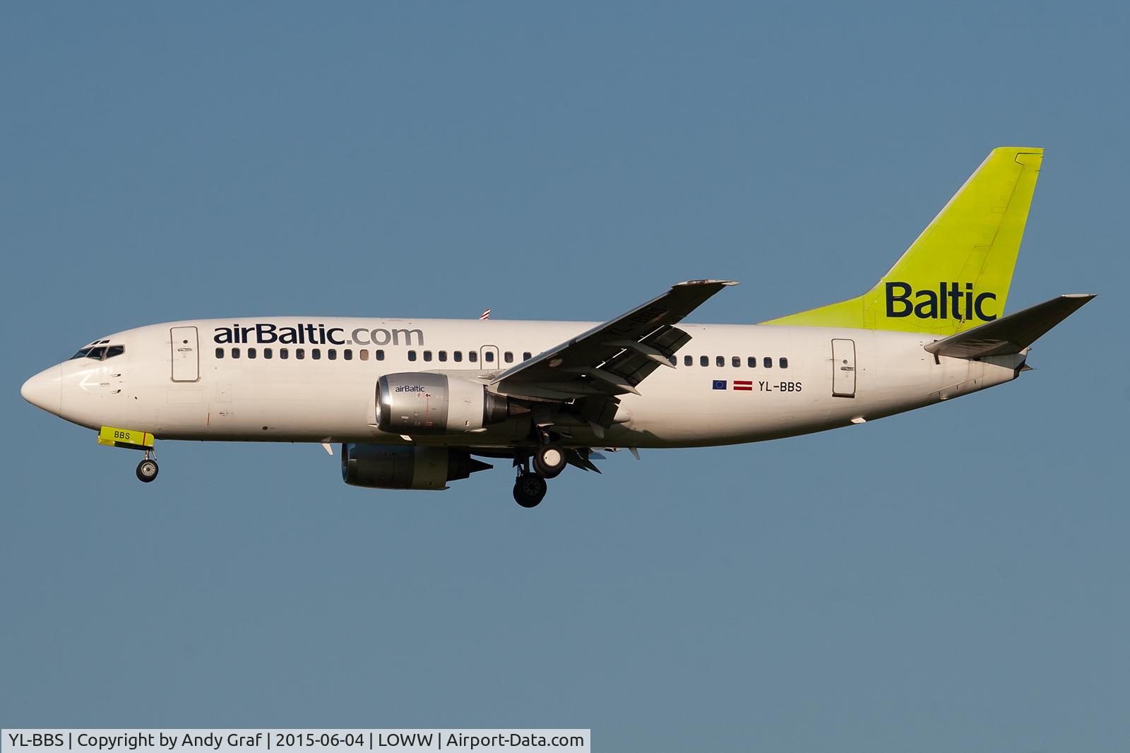 YL-BBS, 1999 Boeing 737-31S C/N 29267, Air Baltic 737-300