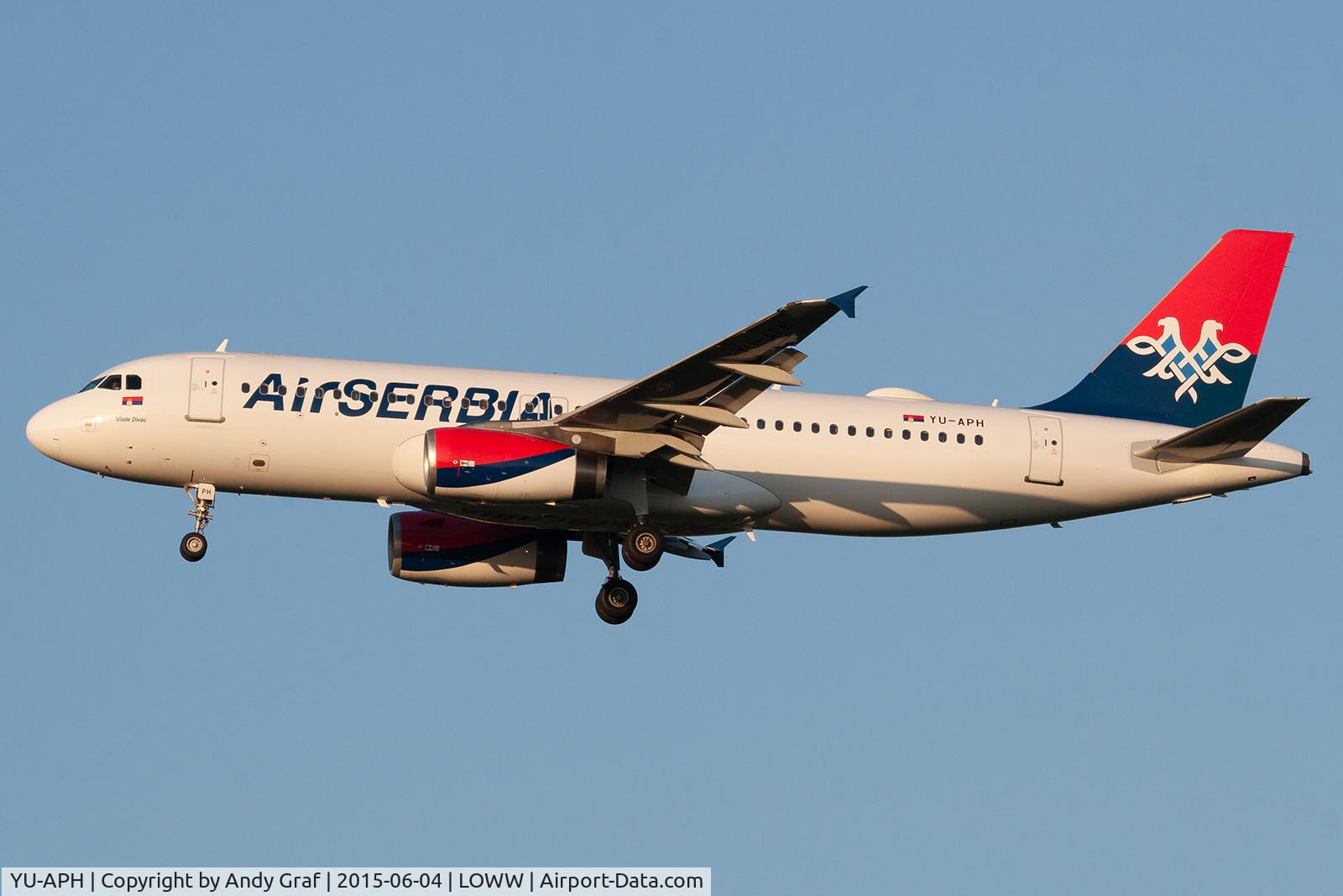 YU-APH, 2005 Airbus A320-232 C/N 2645, Air Serbia A320