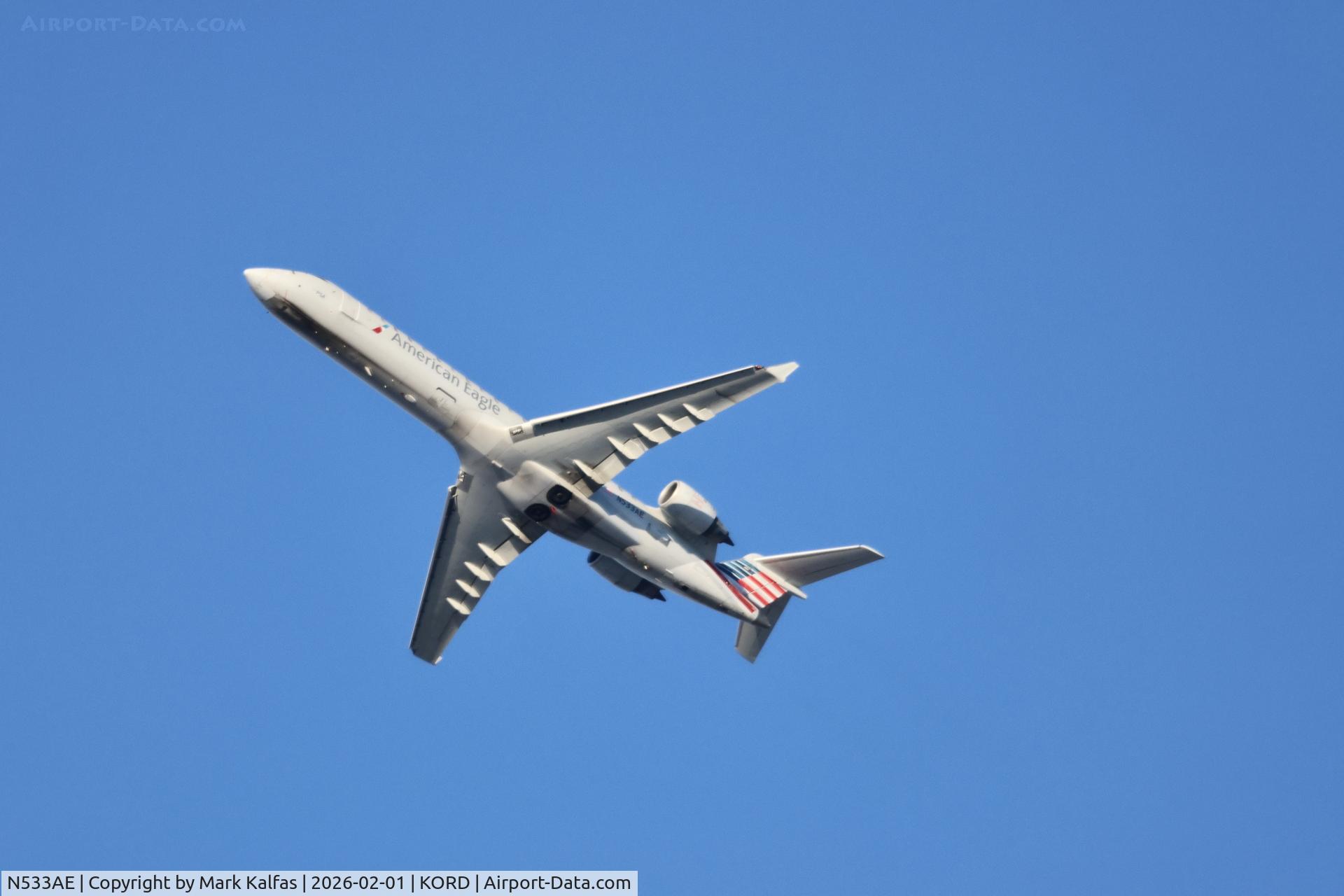 N533AE, Bombardier CRJ-702 (CL-600-2C10) Regional Jet C/N 10311, CRJ7 American / PSA Canadair Regional Jet CRJ-700, N533AE JIA5167 ORD-TVC