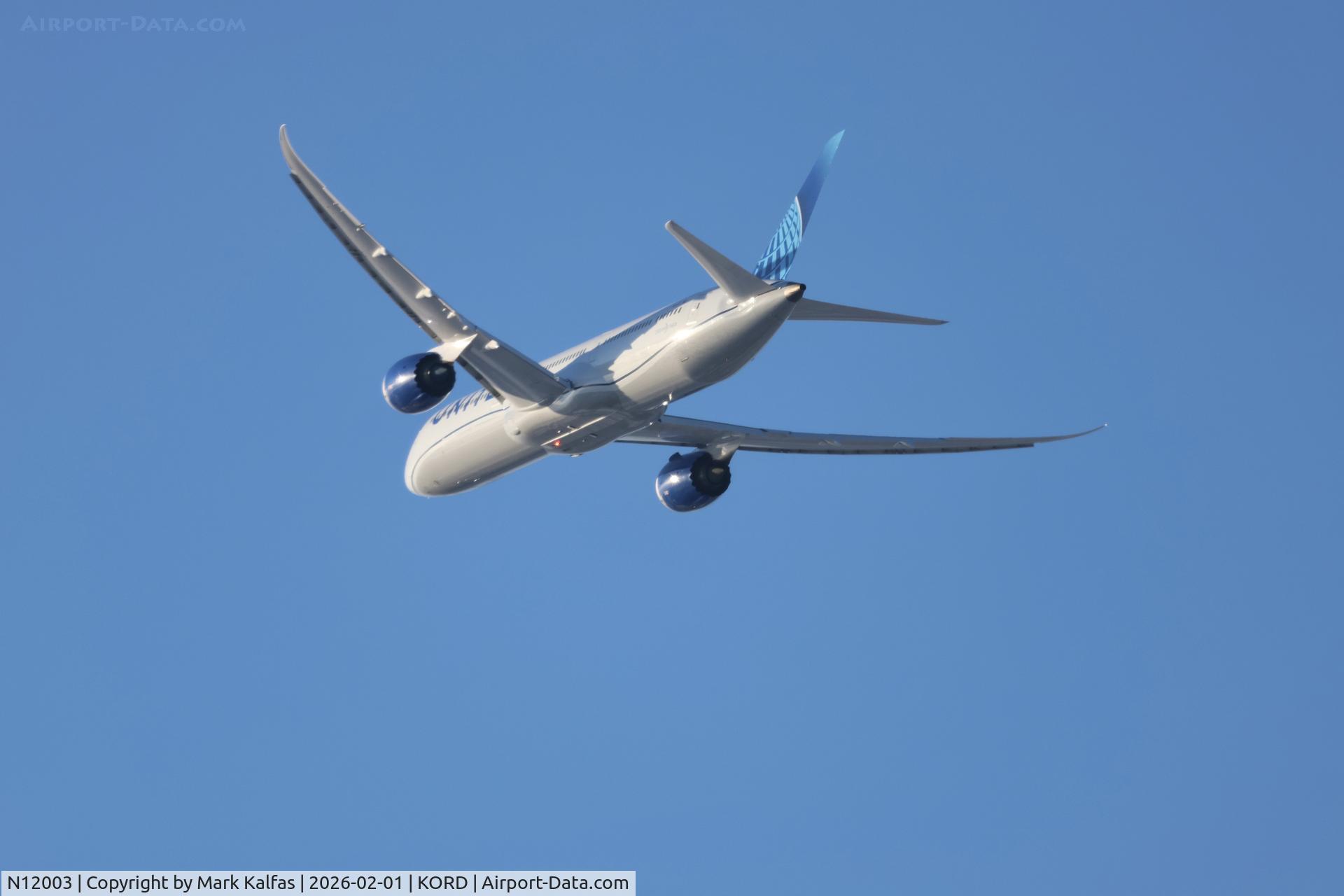 N12003, 2018 Boeing 787-10 Dreamliner Dreamliner C/N 40935, B78X United Airlines Boeing 787-10 Dreamliner  N12003 UAL944 ORD-FRA