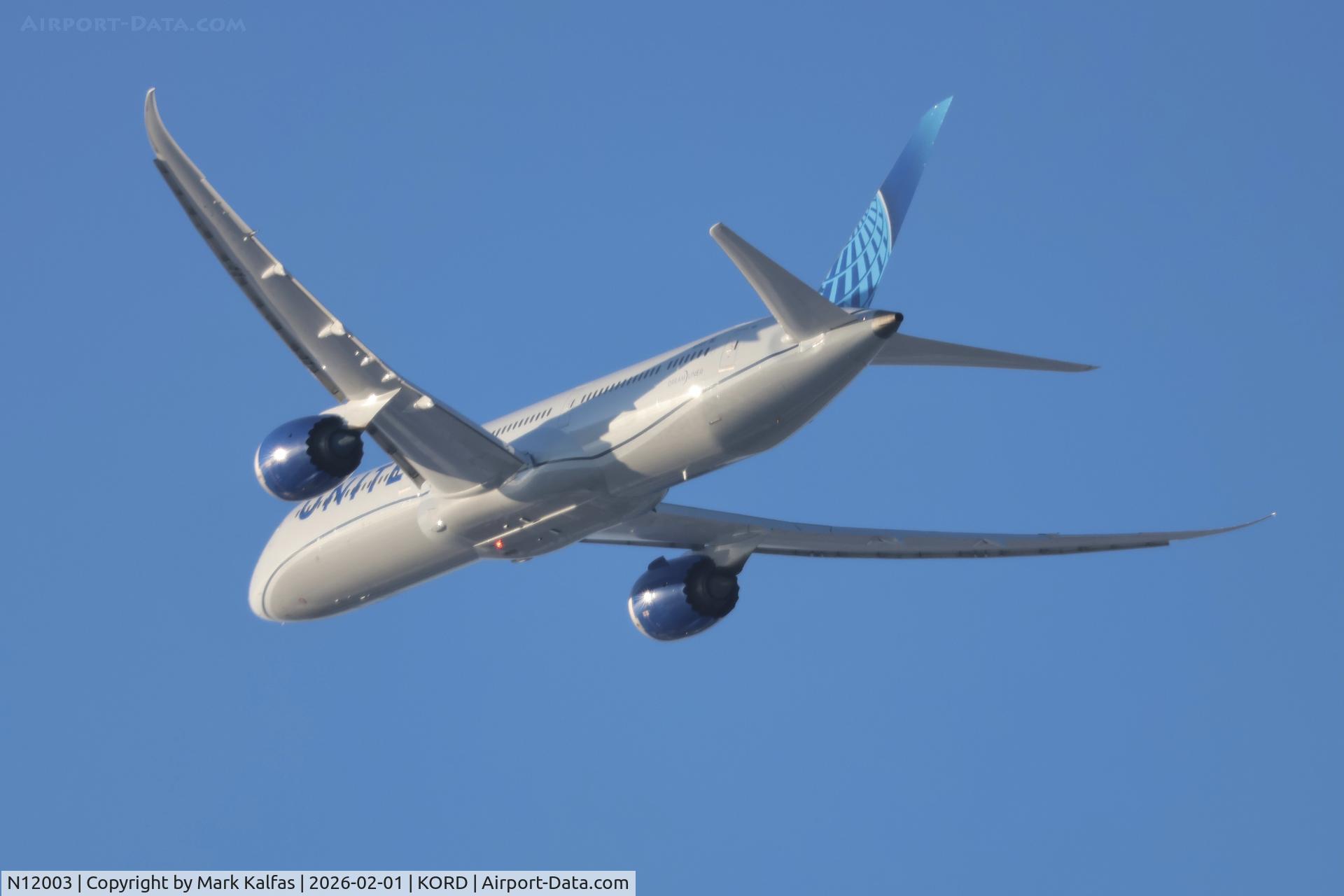 N12003, 2018 Boeing 787-10 Dreamliner Dreamliner C/N 40935, B78X United Airlines Boeing 787-10 Dreamliner  N12003 UAL944 ORD-FRA