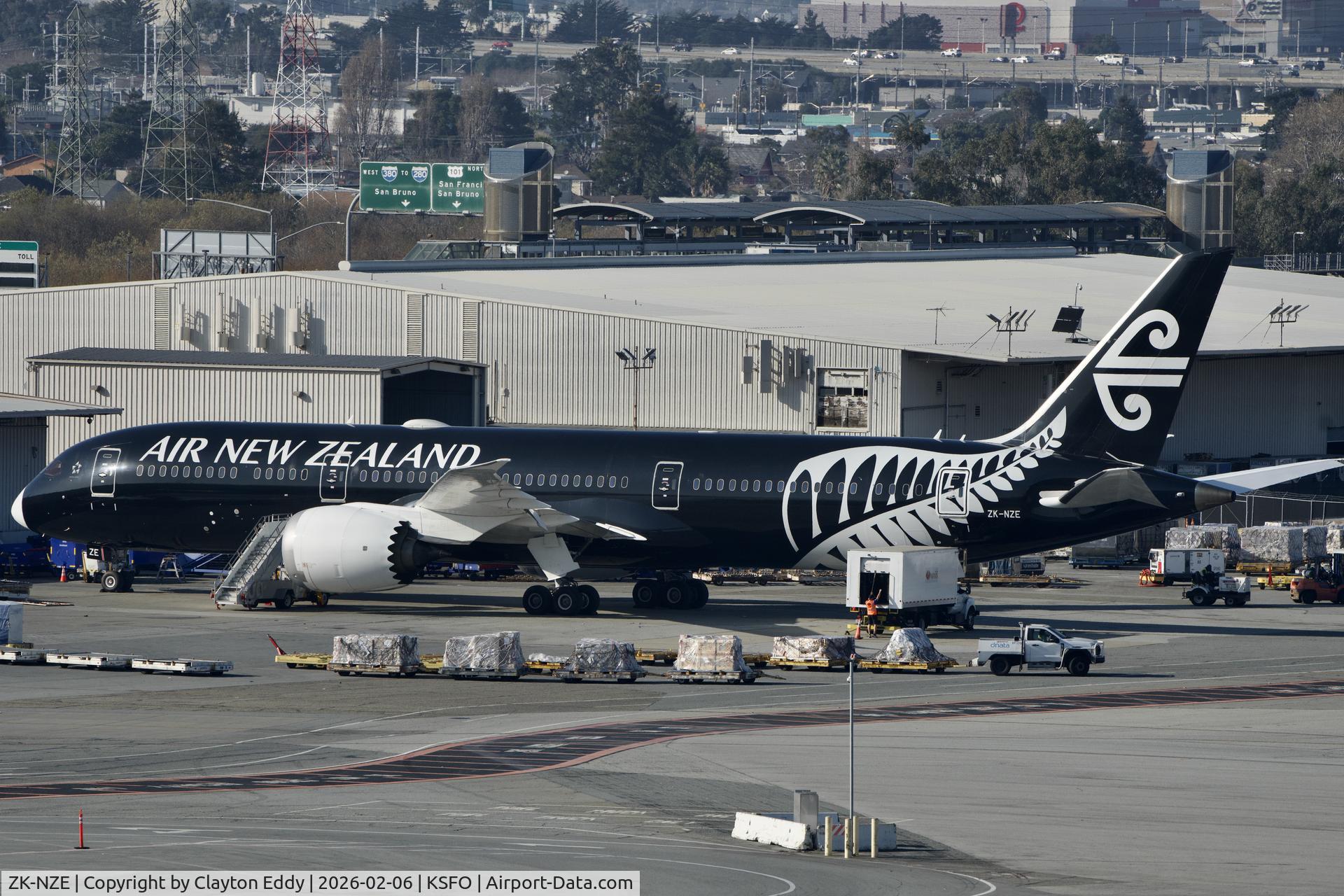 ZK-NZE, 2014 Boeing 787-9 Dreamliner C/N 34334, SFO 2026